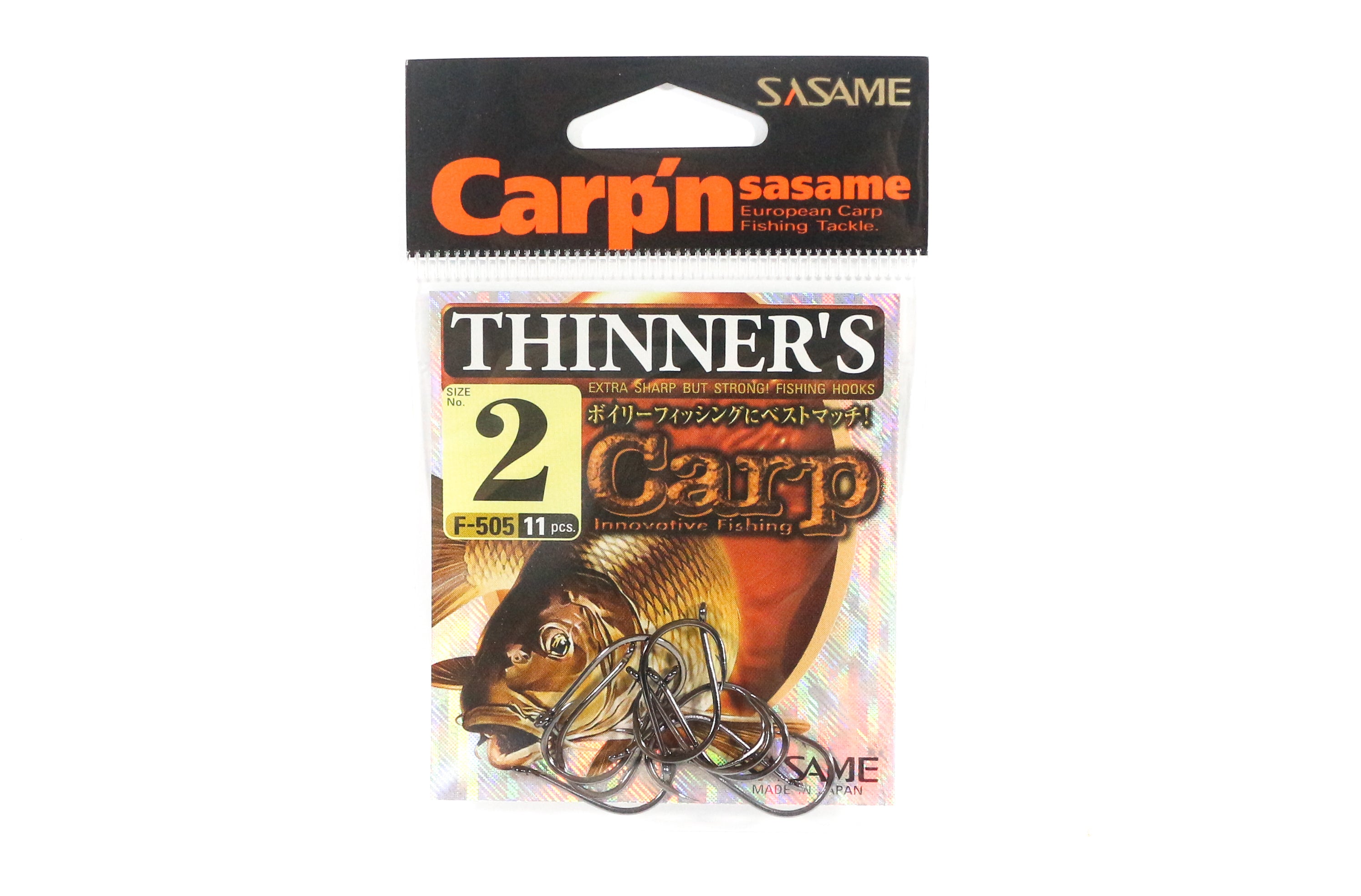 Sasame F-505 Thinner's Bait Hook Size 2 (1880)