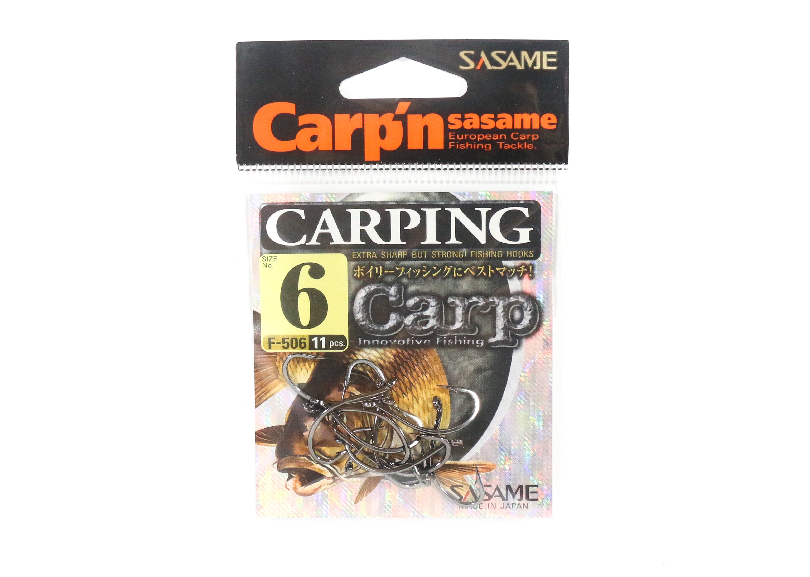 Sasame F-506 Carping Bait Hook Size 6 (1934)