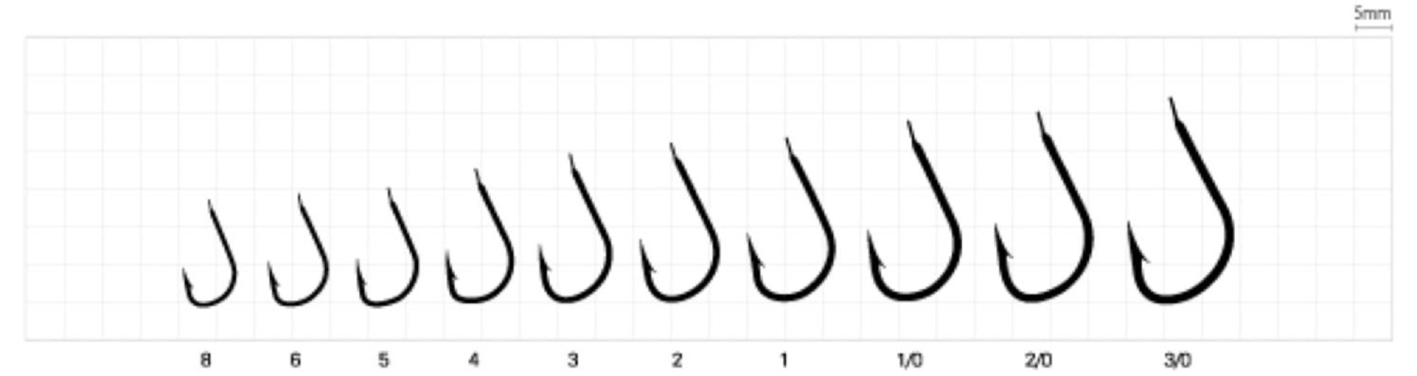 Sasame F-773 Cairio Hook Size 6 (3143)