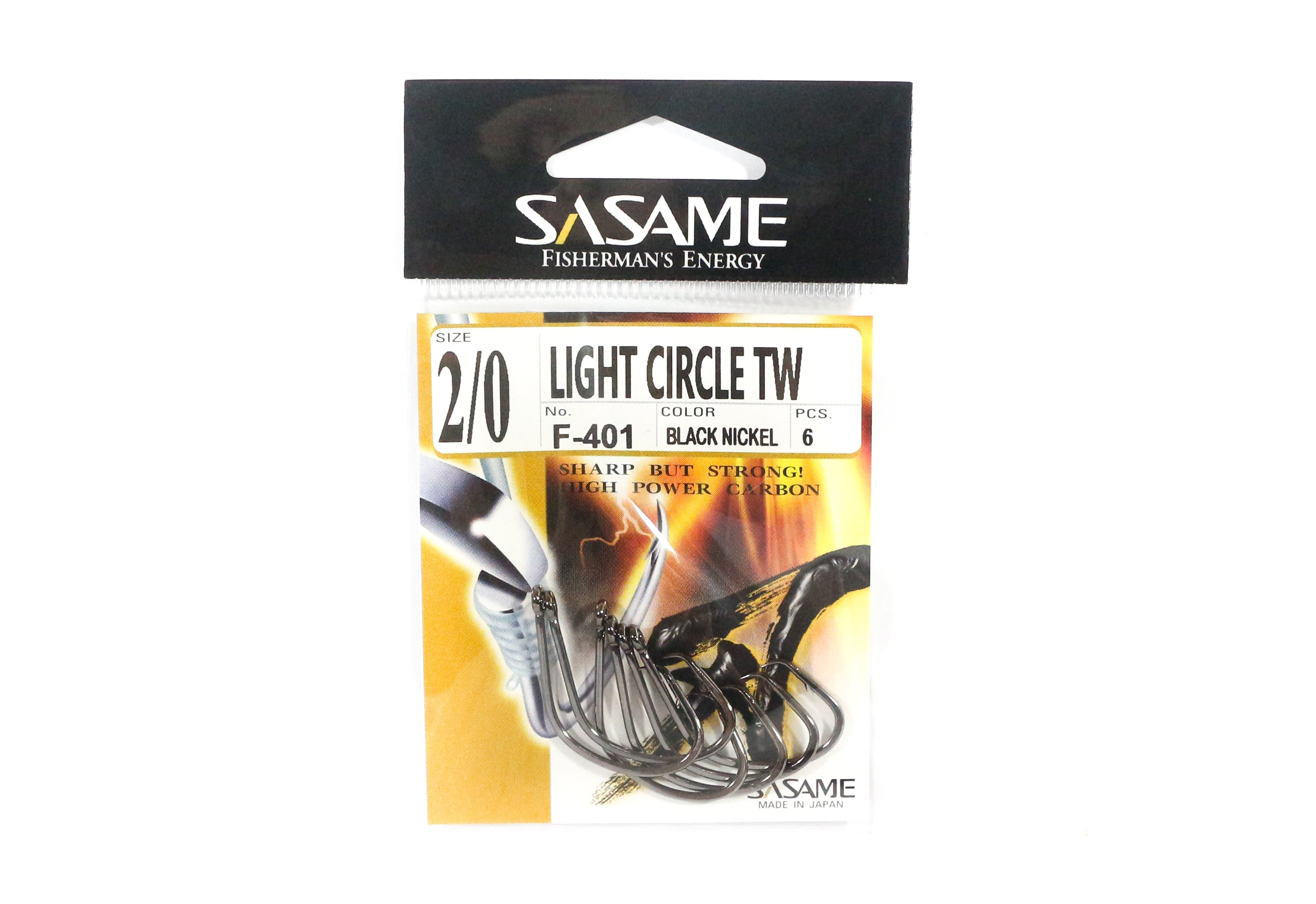 Sasame F-401 Light Circle TW Bait Hook Size 2/0 (4546)