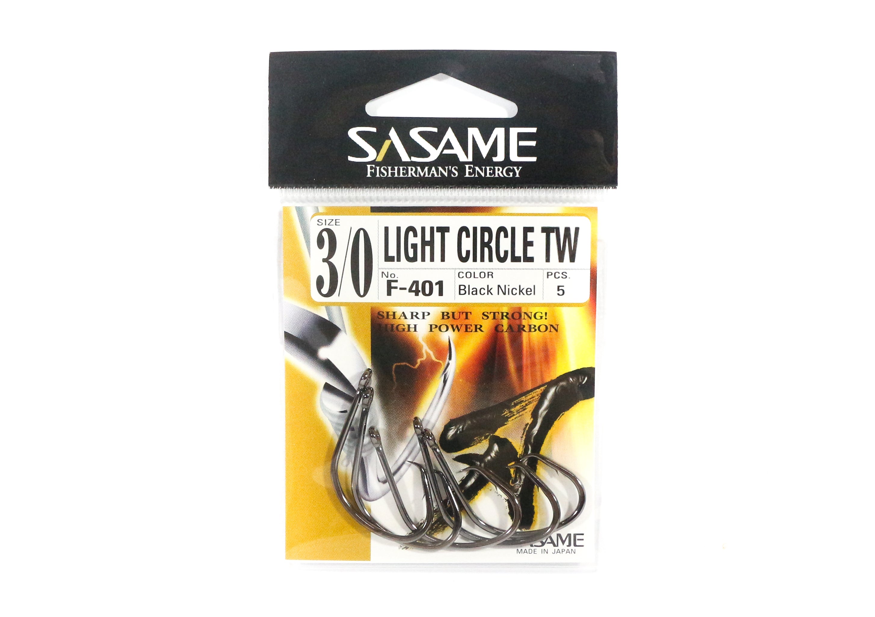 Sasame F-401 Light Circle TW Bait Hook Size 3/0 (4553)