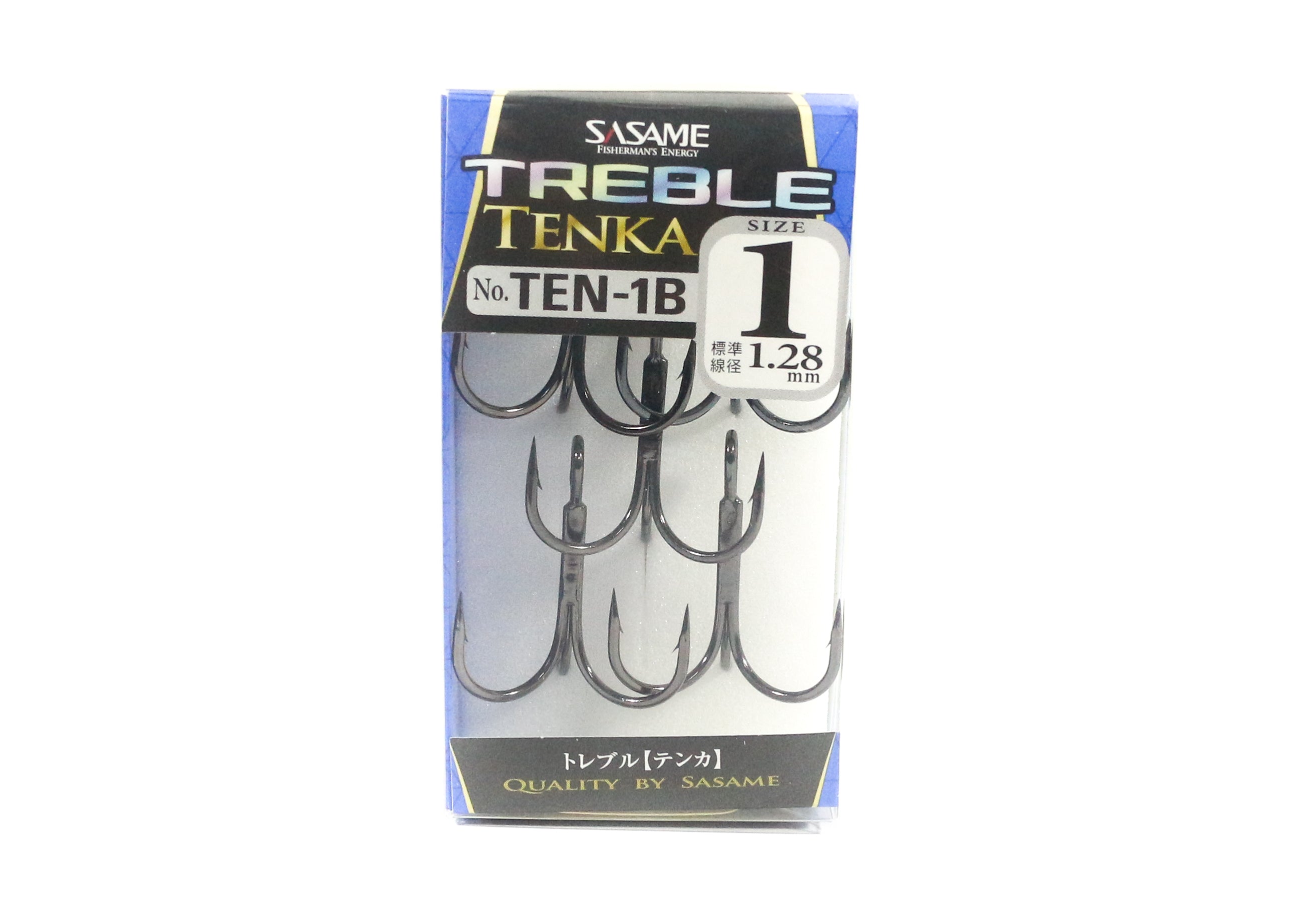 Sasame TEN-1B Tenka Treble Hook Size 1 (6571)