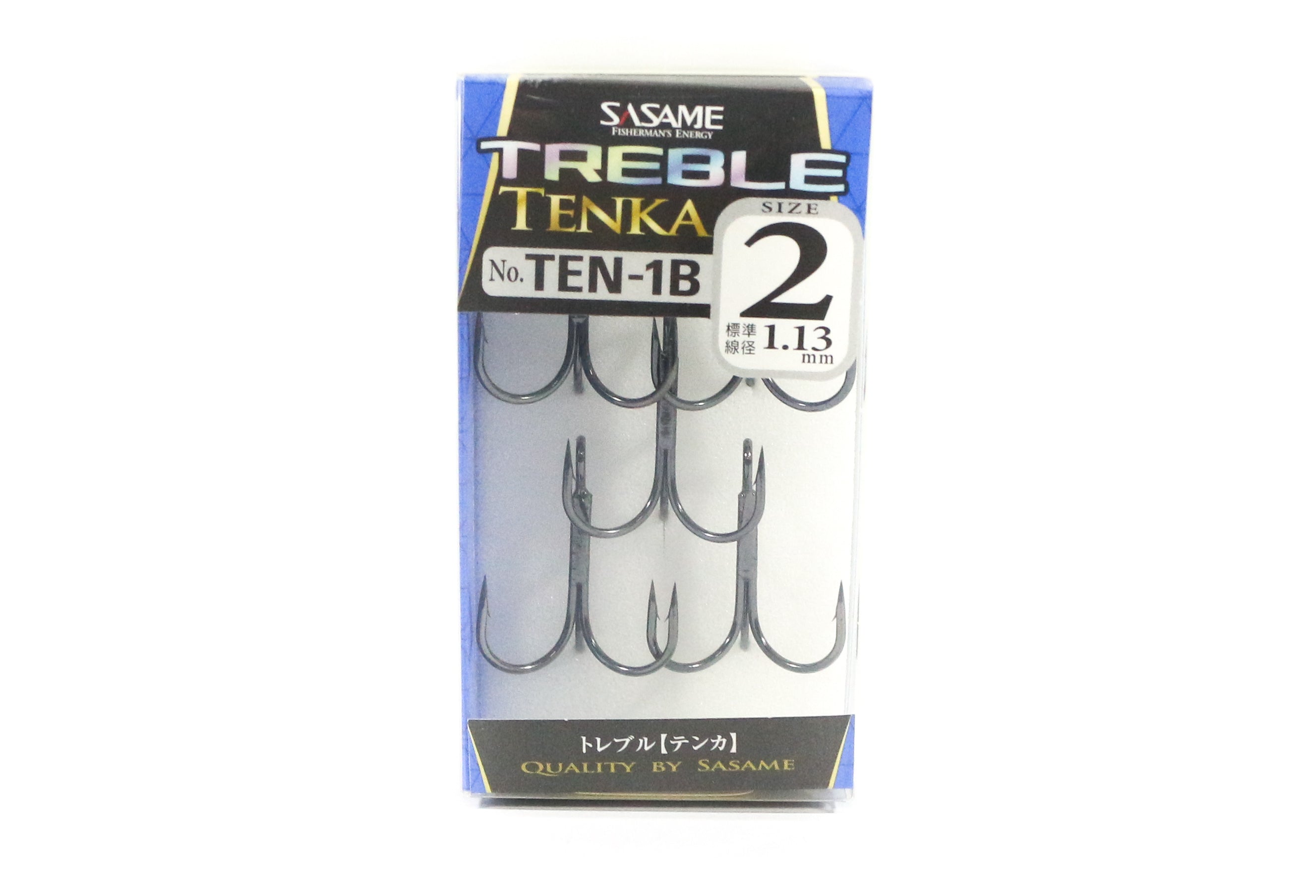 Sasame TEN-1B Tenka Treble Hook Size 2 (6588)