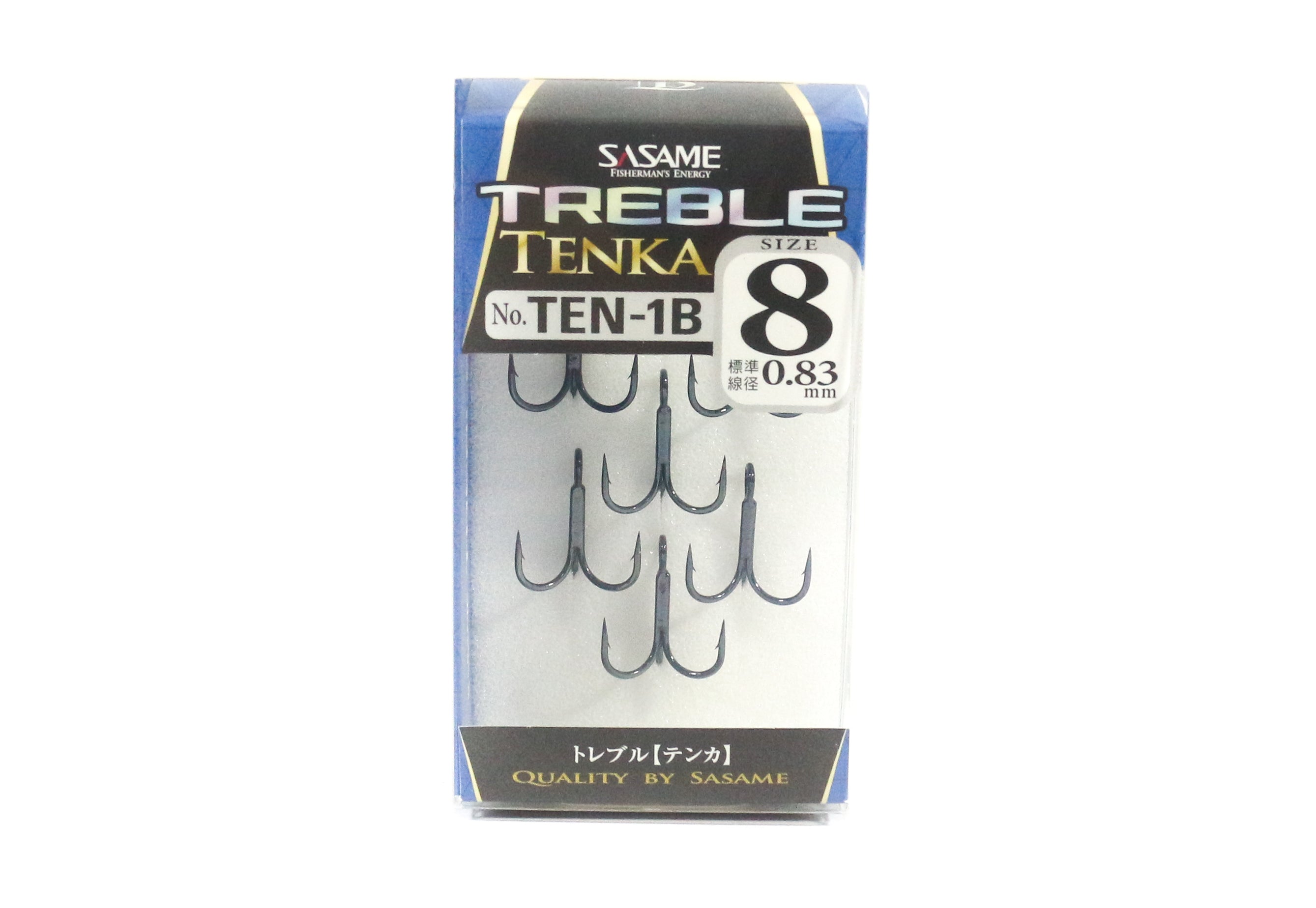 Sasame TEN-1B Tenka Treble Hook Size 8 (6618)