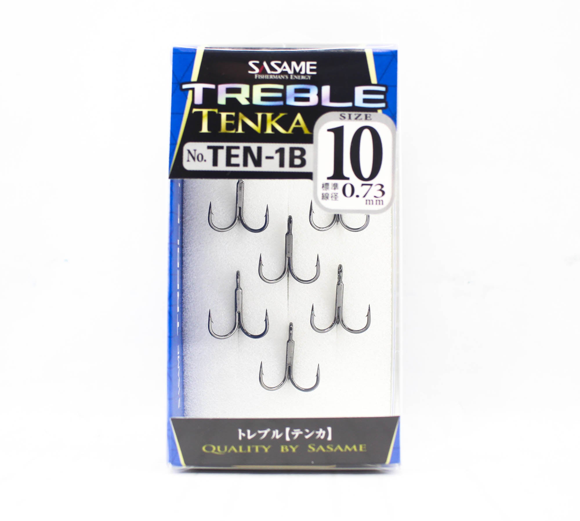 Sasame TEN-1B Tenka Treble Hook Size 10 (6625)