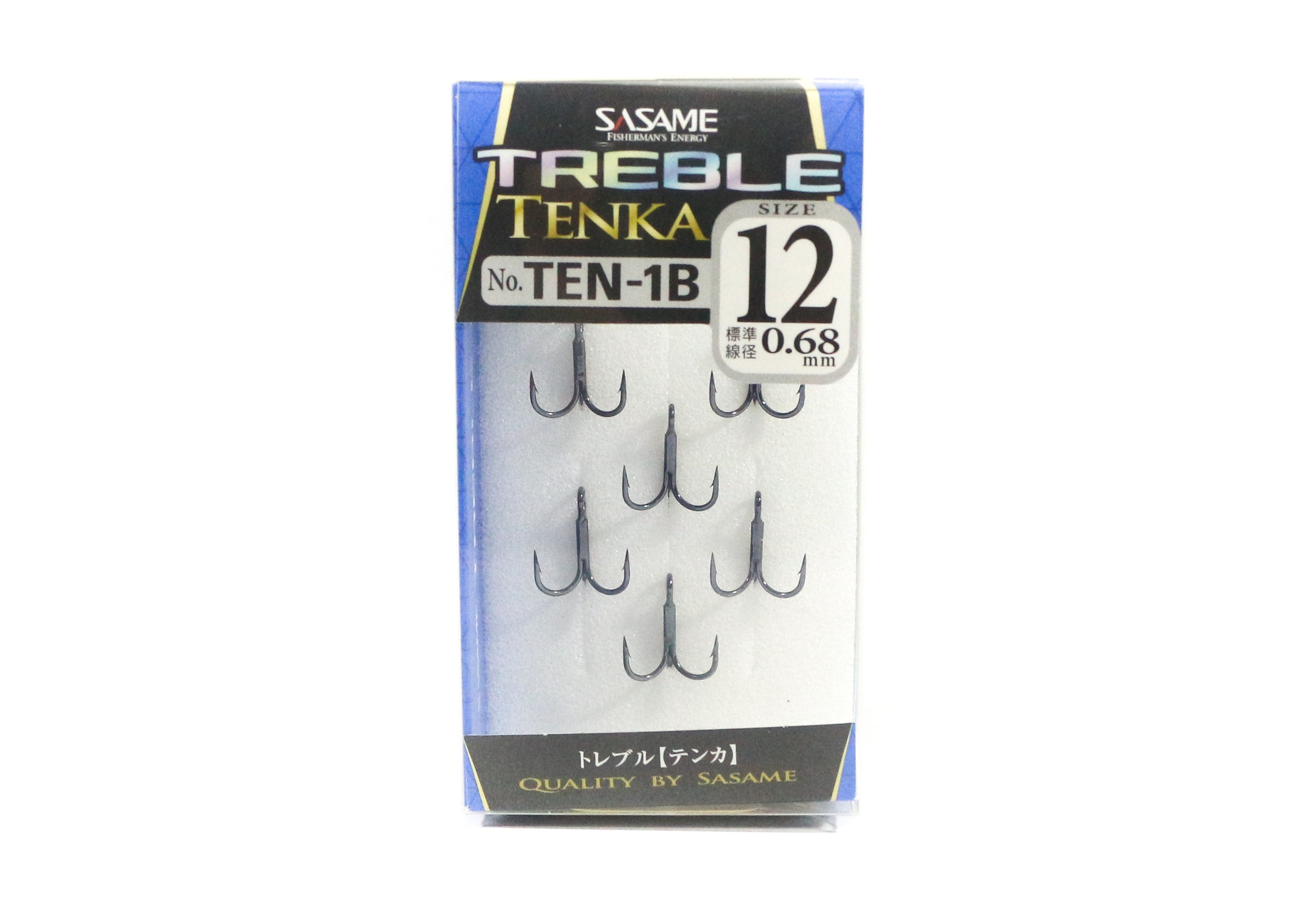 Sasame TEN-1B Tenka Treble Hook Size 12 (6632)