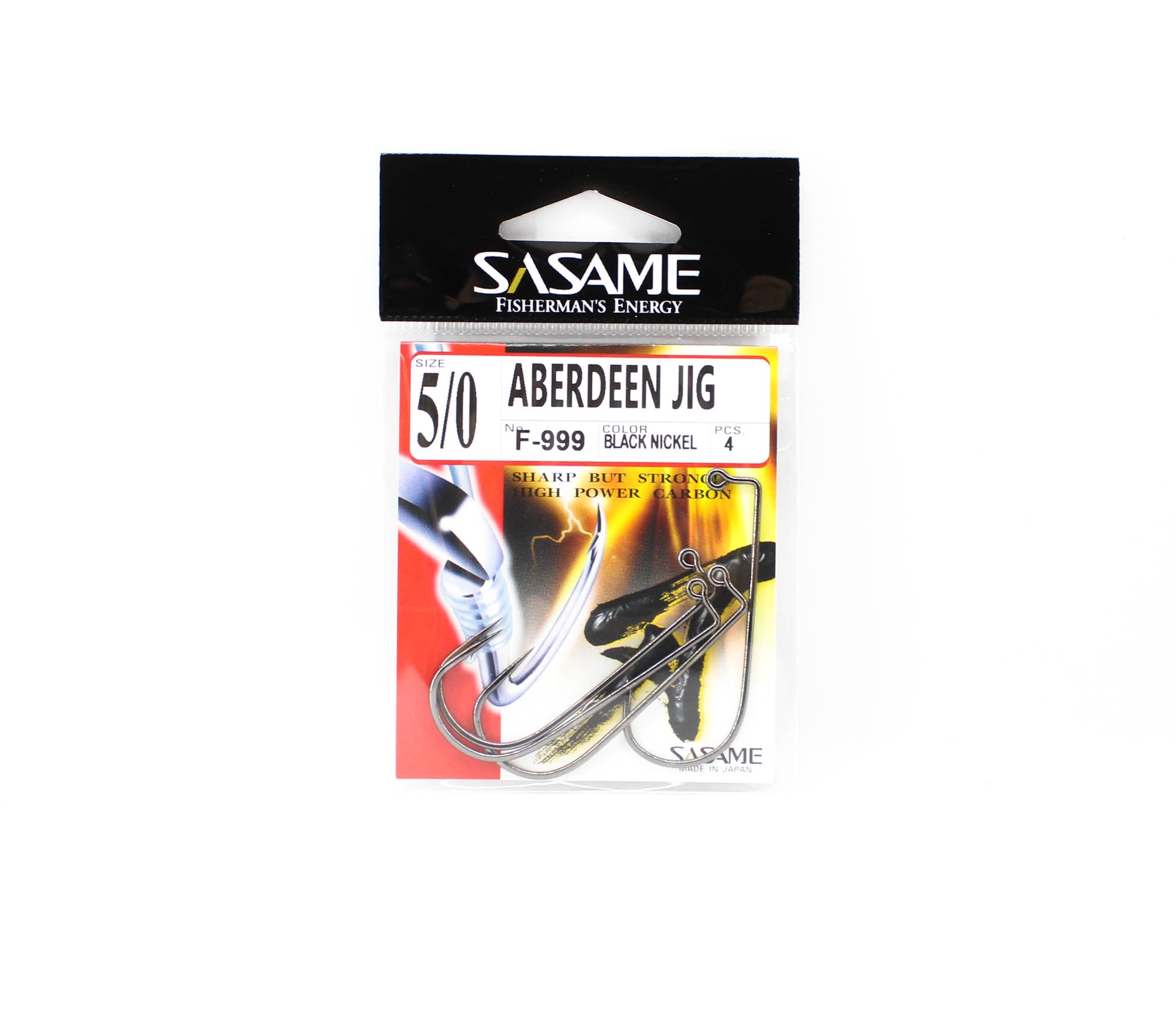 Sasame F-999 Aberdeen Jig Hook Size 5/0 (7387)
