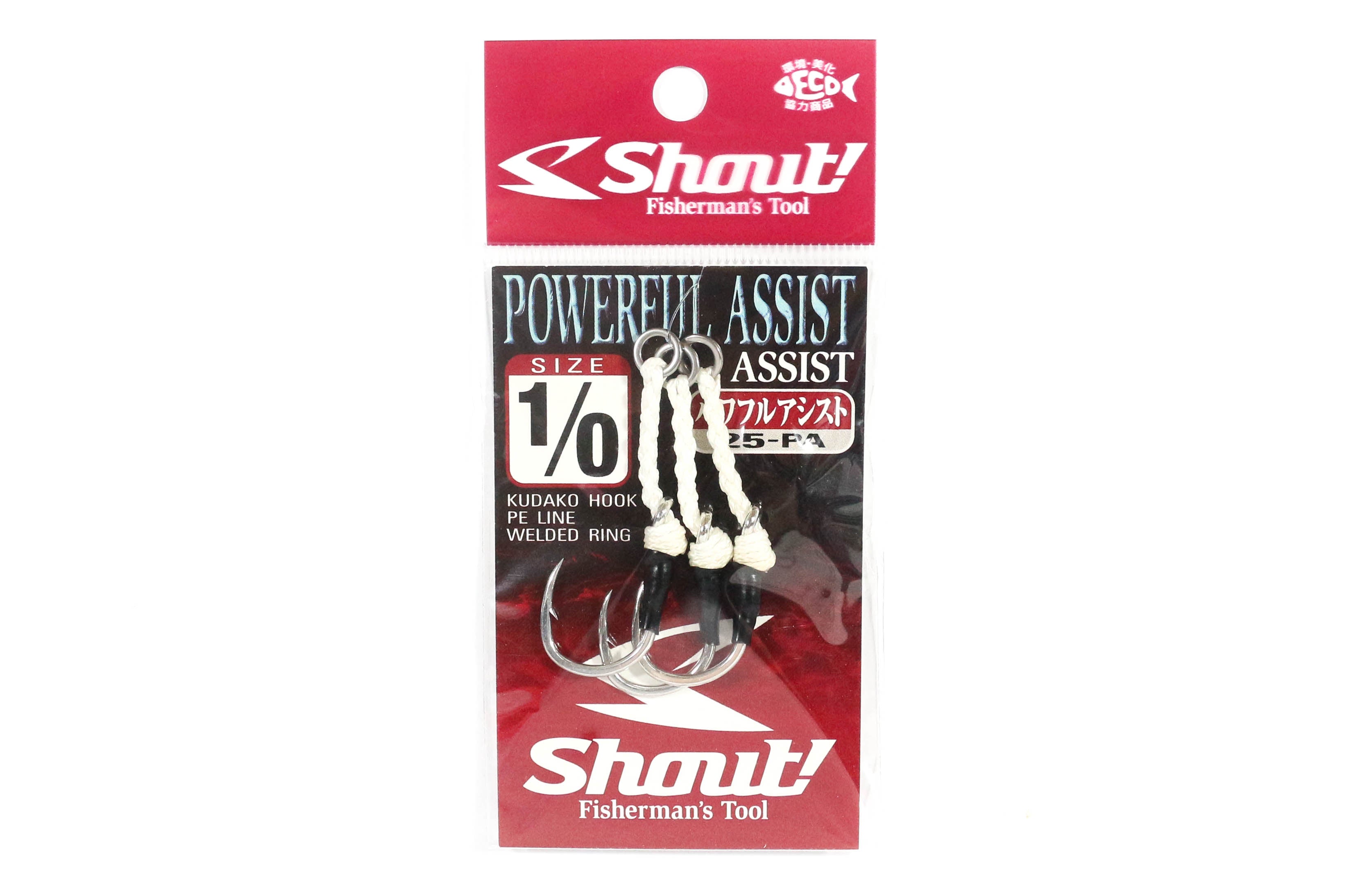 Shout 25-PA Power Assist Rigged Hook Size 1/0 (9107)