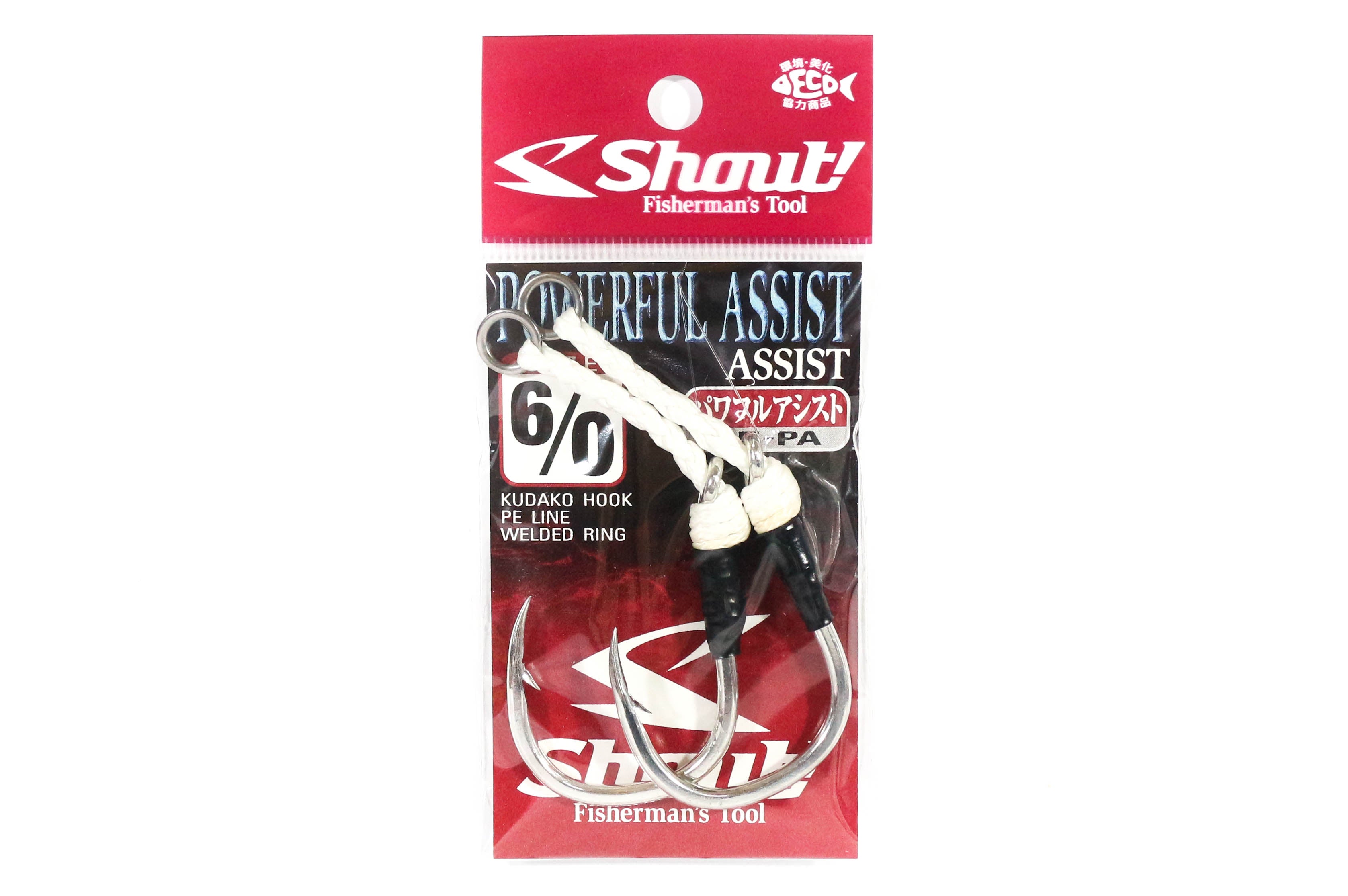 Shout 25-PA Power Assist Rigged Hook Size 6/0 (9602)