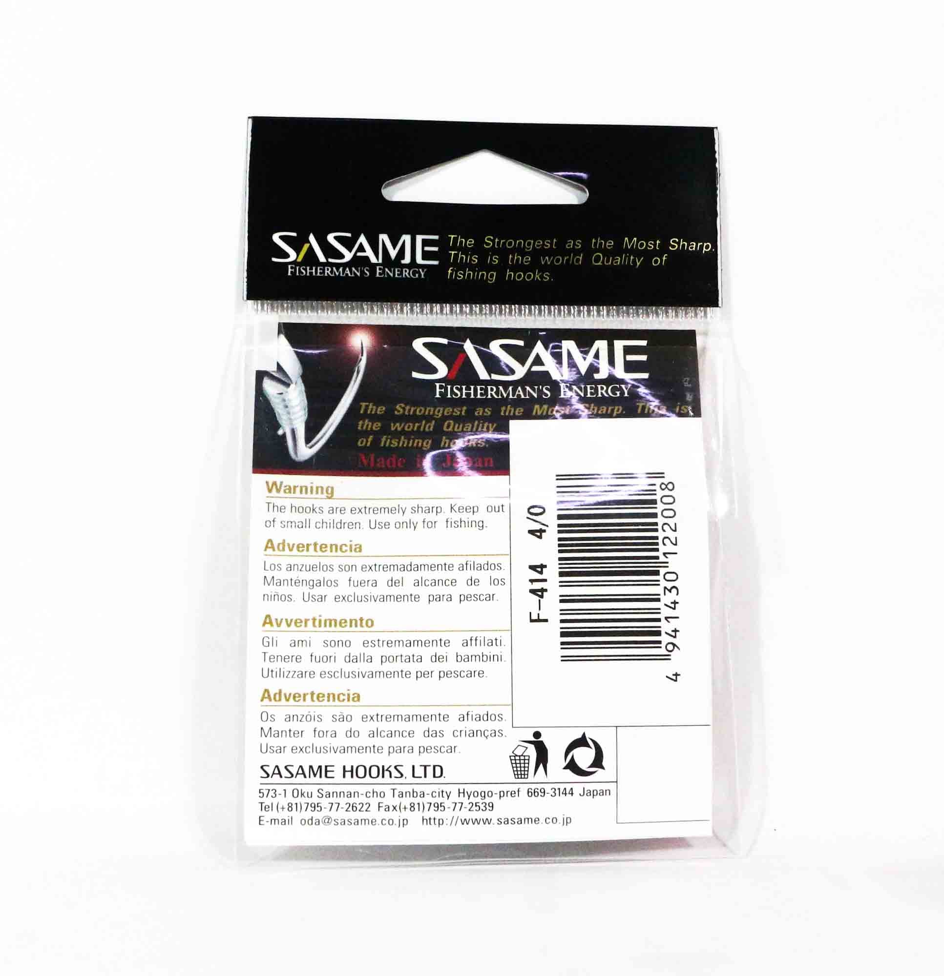 Sasame F-414 Heavy Circle ST Bait Hook Size 4/0 (2008)