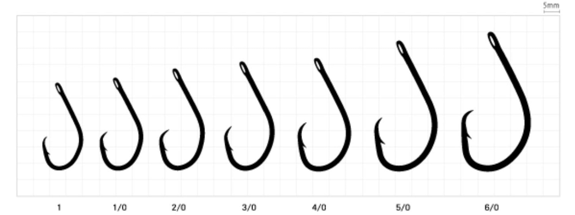 Sasame F-301 Live Circle Bait Hook Size 2/0 (4361)