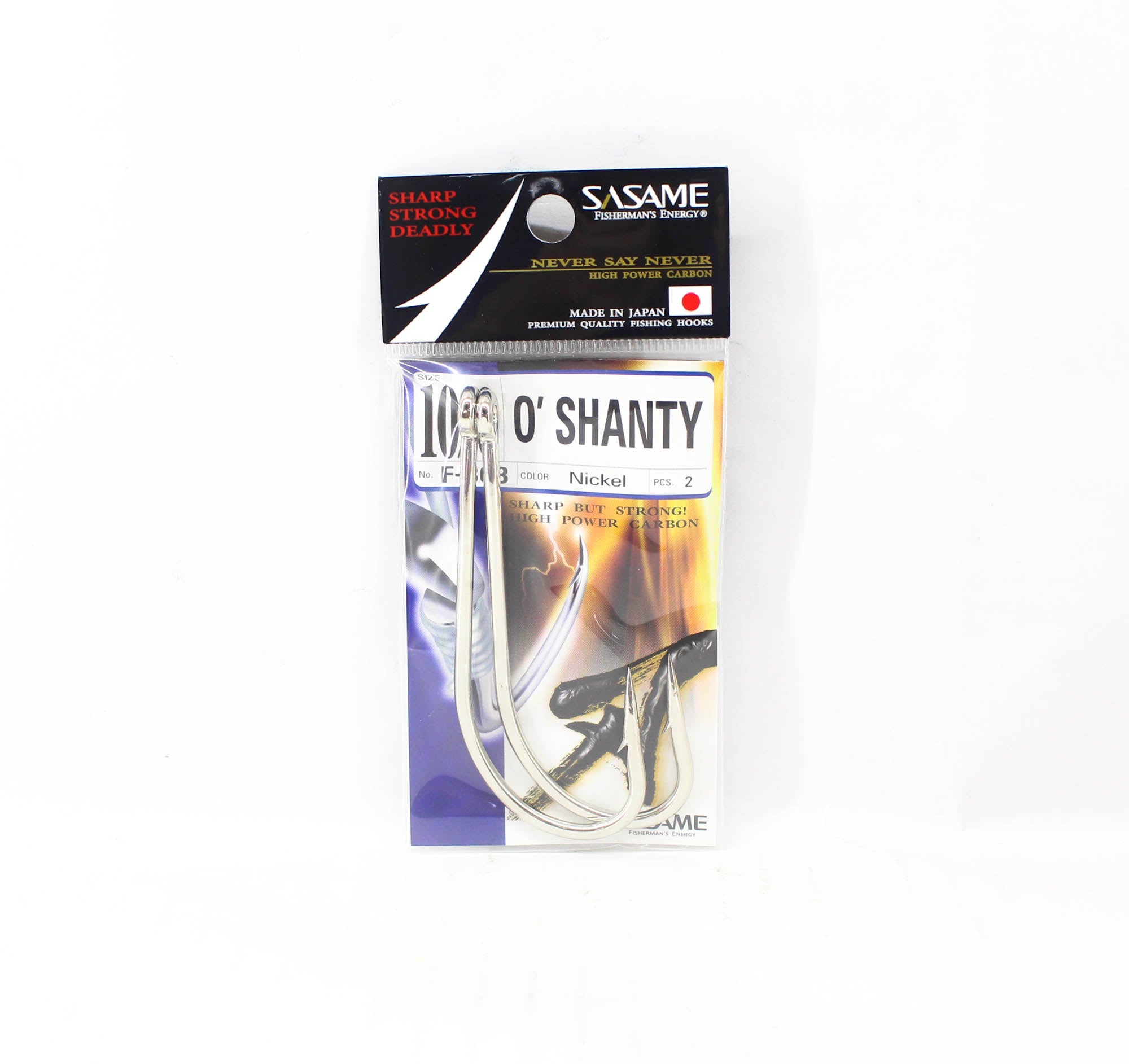Sasame F-303 O' Shanty Straight Shank Hook 10/0 (4484)