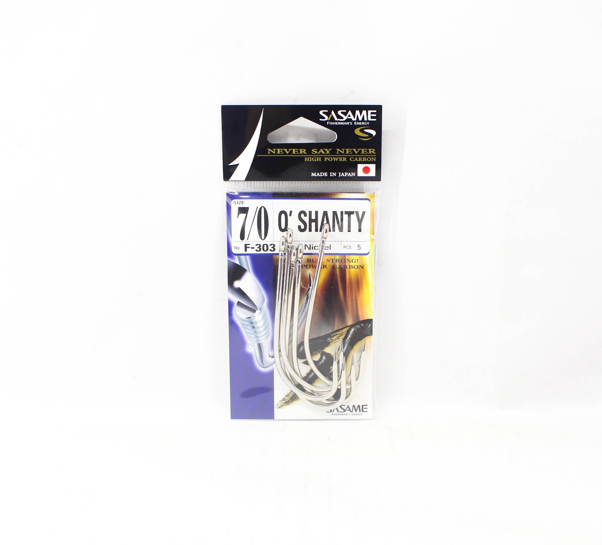 Sasame F-303 O' Shanty Straight Shank Hook 7/0 (4514)