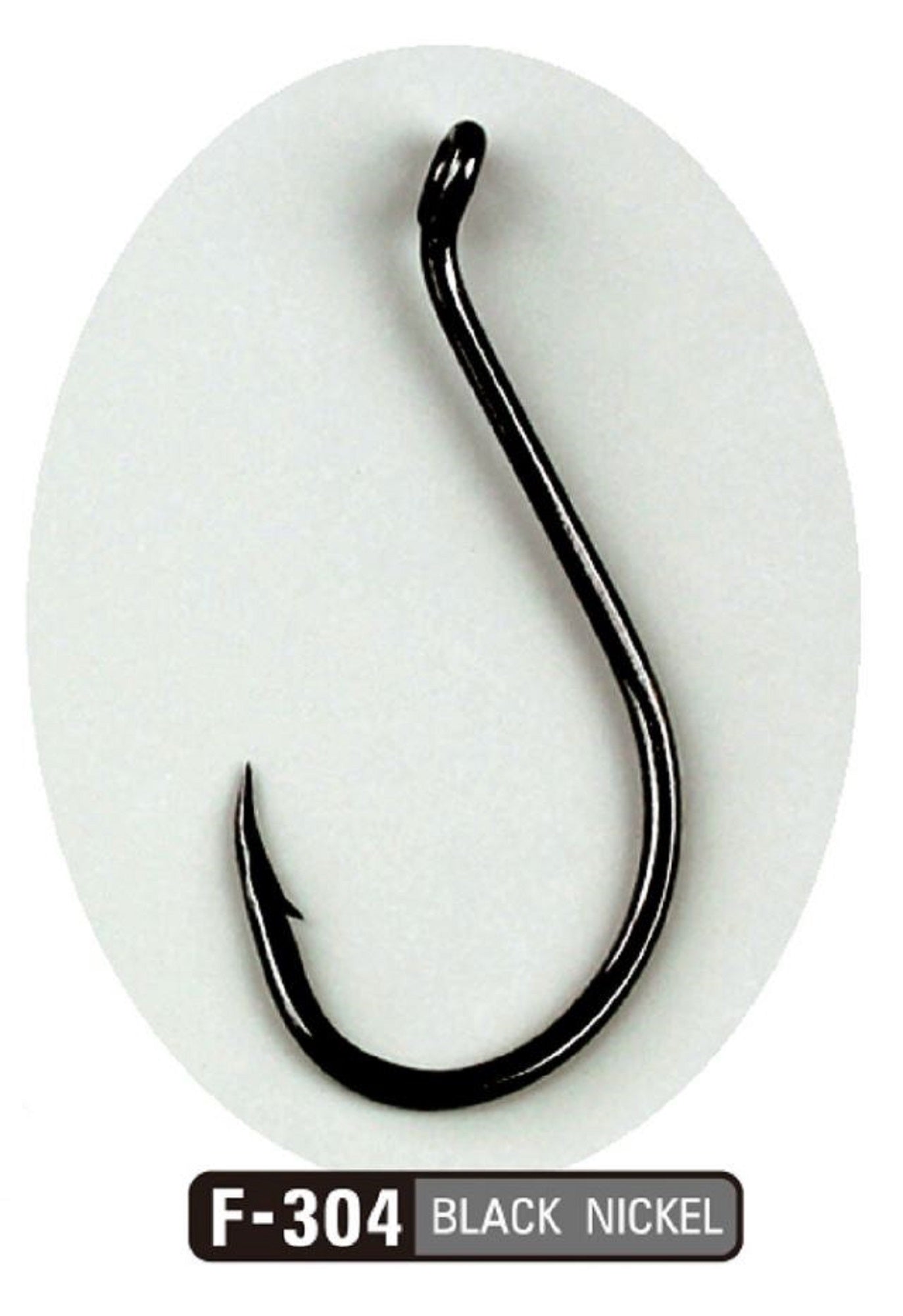 Sasame F-304 Octopus Beak Hook Black Size 8/0 (4637)
