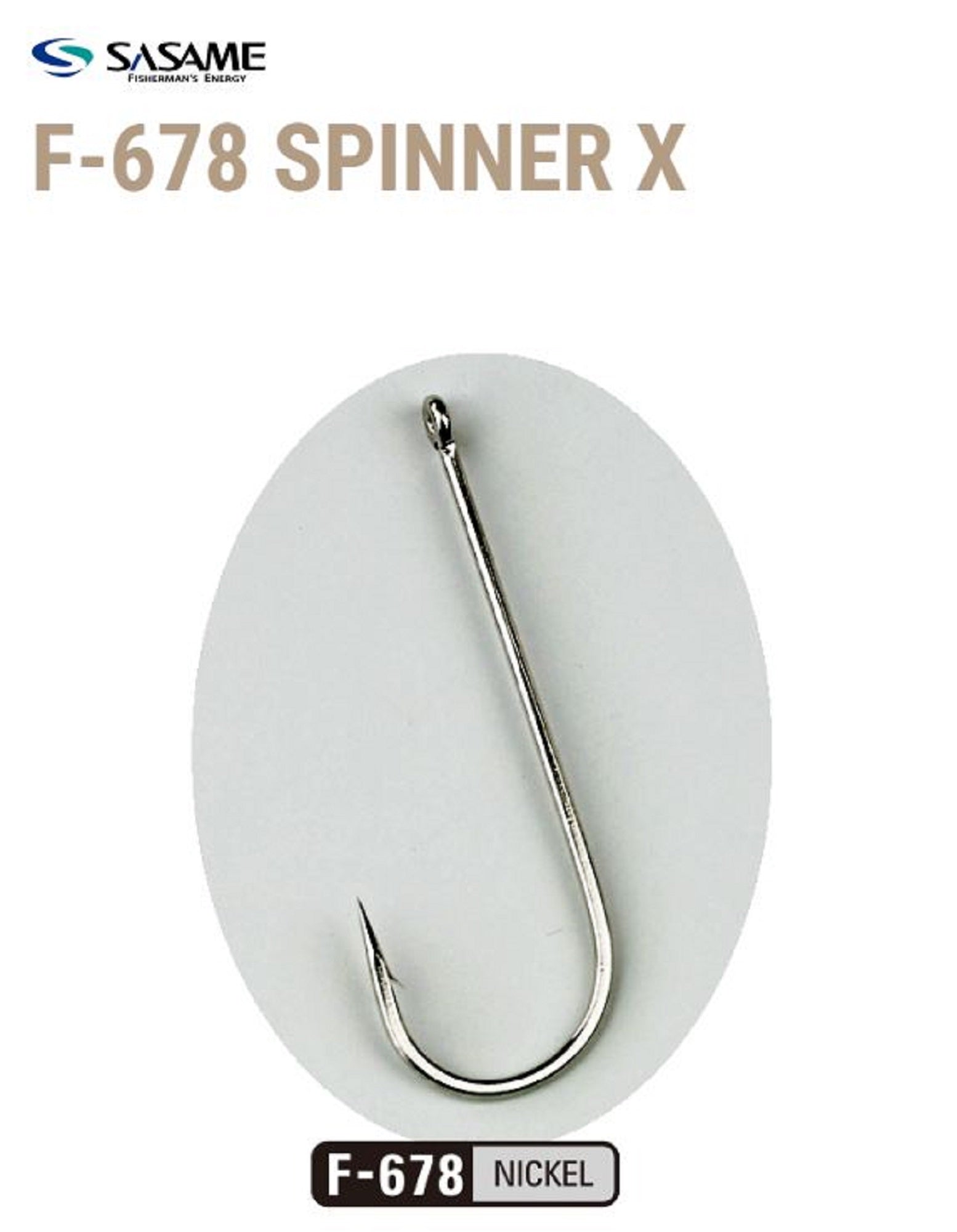 Sasame F-678 Spinner X Size 2/0 (5030)