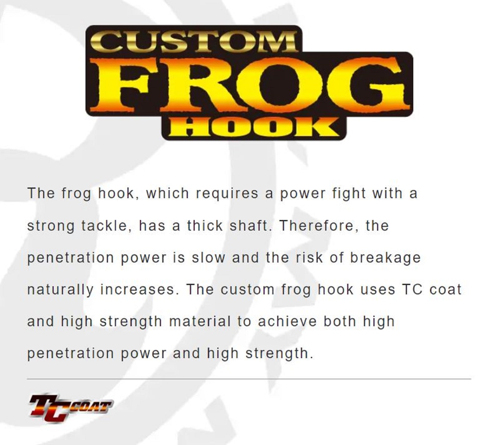Ryugi HCF093 Custom Frog Hook Double Size 3/0 (5268)