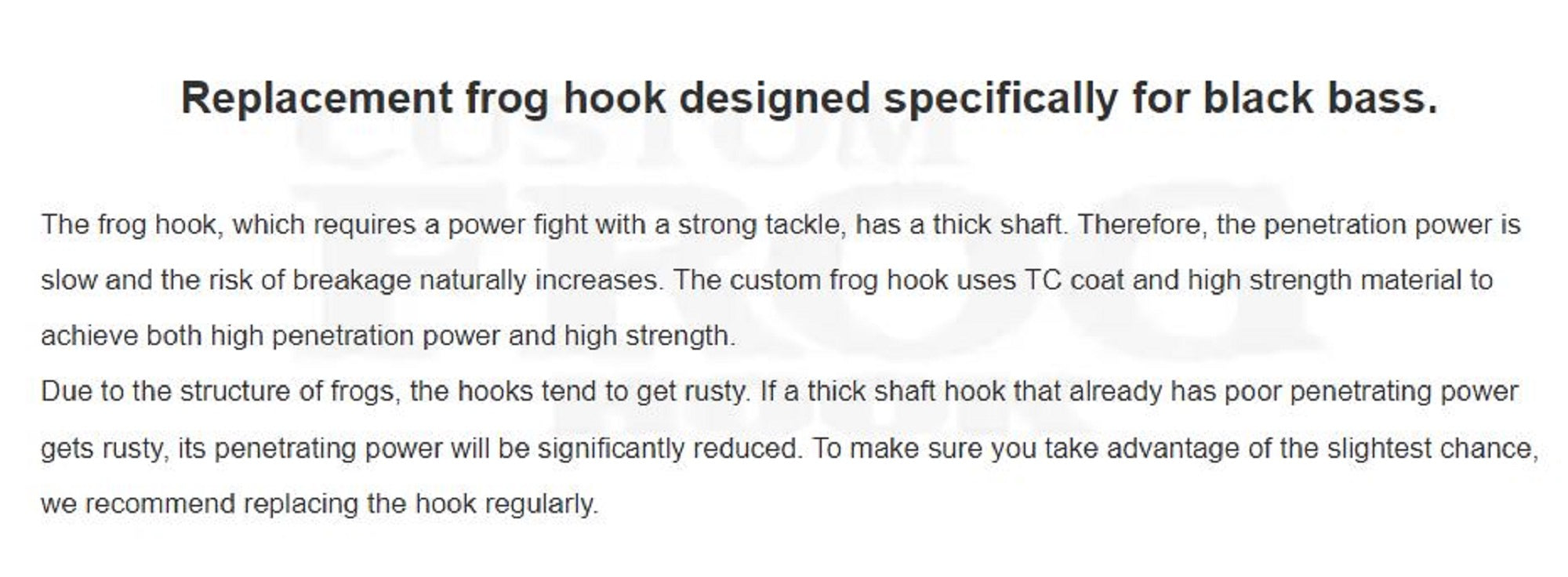 Ryugi HCF093 Custom Frog Hook Double Size 3/0 (5268)