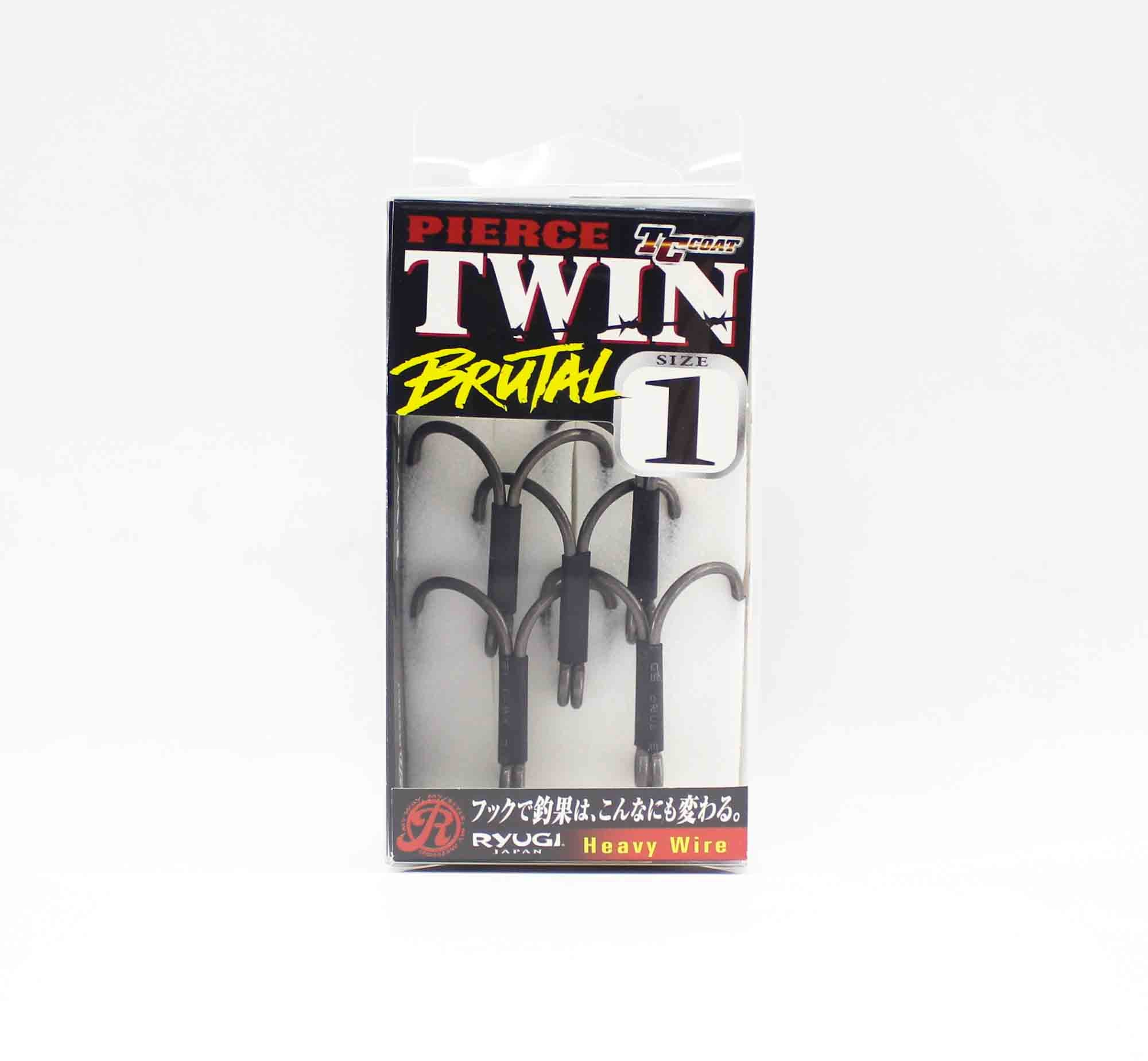 Ryugi HPT120 Pierce Twin Brutal Heavy Double Hooks Size 1 (7217)