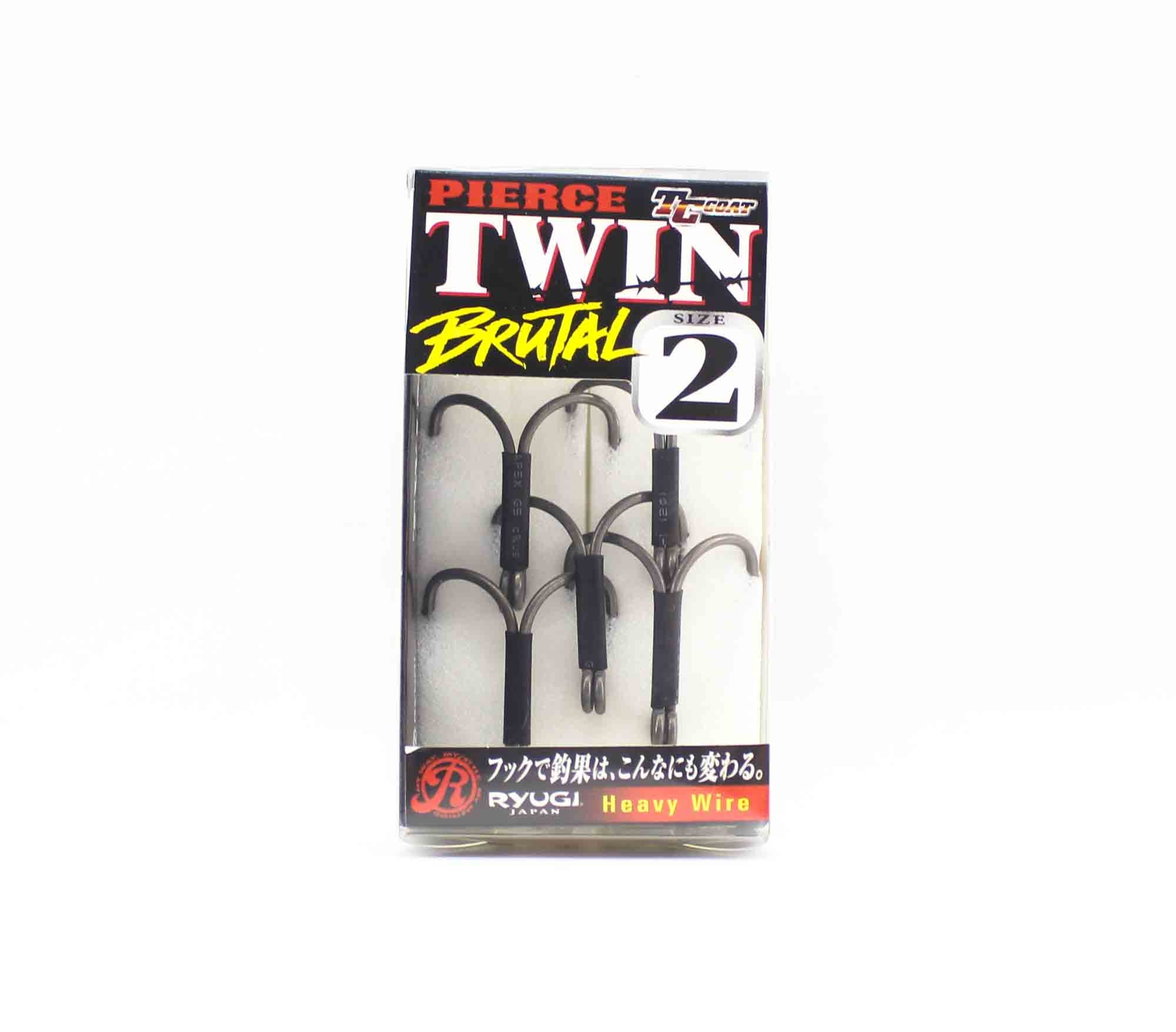 Ryugi HPT120 Pierce Twin Brutal Heavy Double Hooks Size 2 (7224)