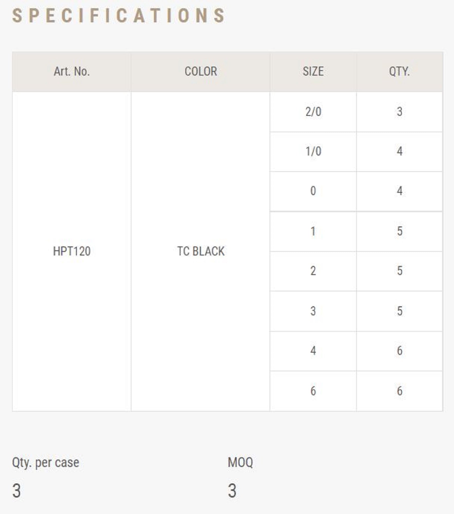 Ryugi HPT120 Pierce Twin Brutal Heavy Double Hooks Size 3 (7231)