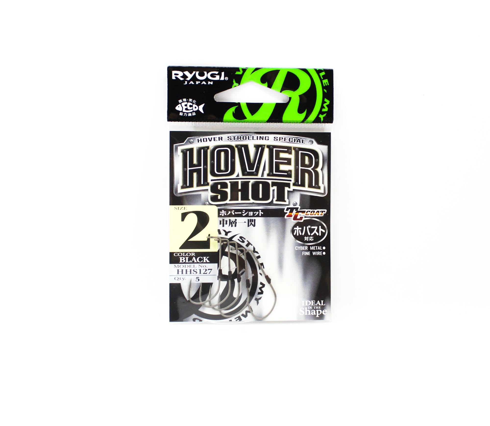 Ryugi HHS127 Hover Shot Hook Size 2 (8016)