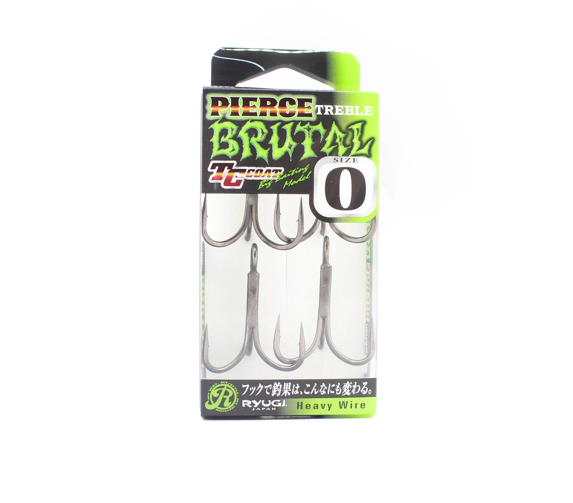 Ryugi HPB074 Pierce Brutal Treble Hooks Size 0 (8337)