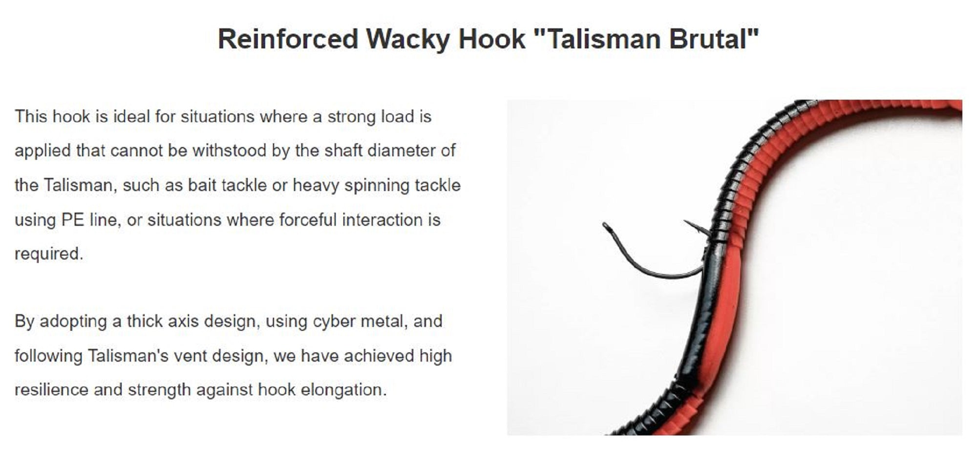 Ryugi R0004 Talisman Brutal Hook Size 3/0 (9570)