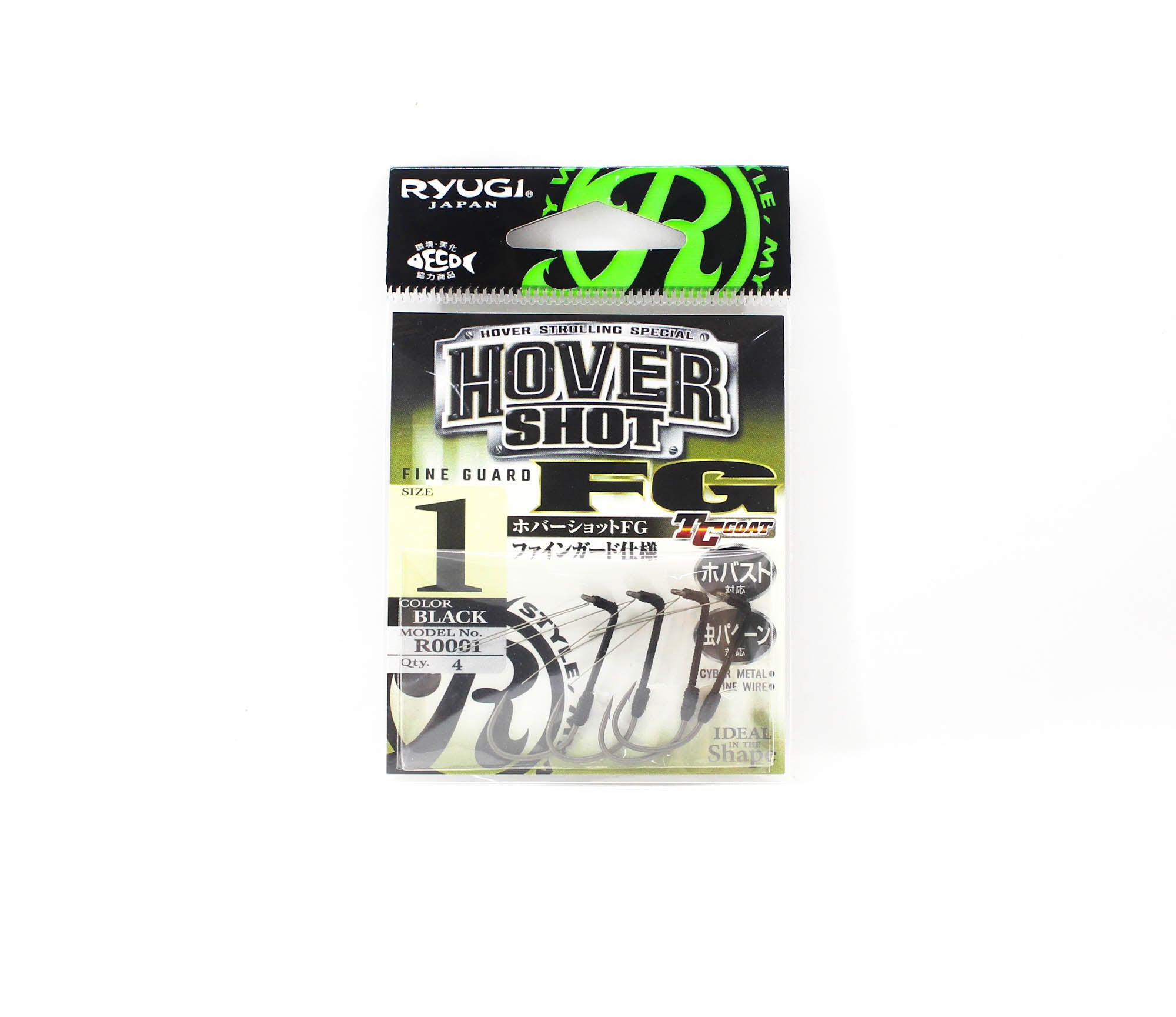 Ryugi R0001 Hover shot FG Hook Size 1 (9587)
