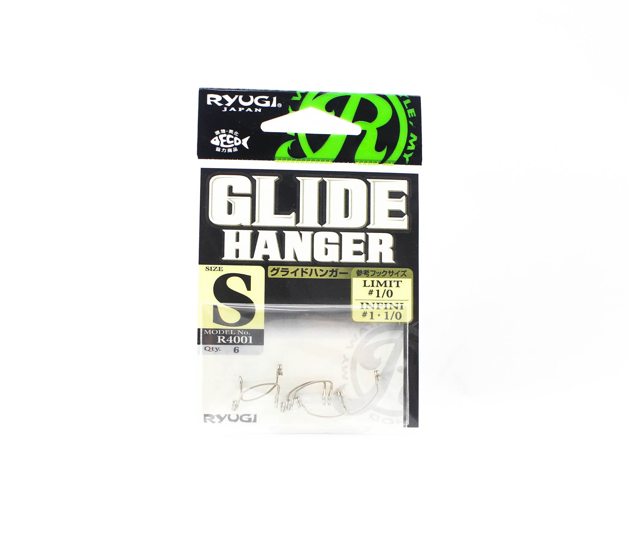 Ryugi R4001 Glide Hanger Snap Size S Max Hook Size 1/0 (9648)