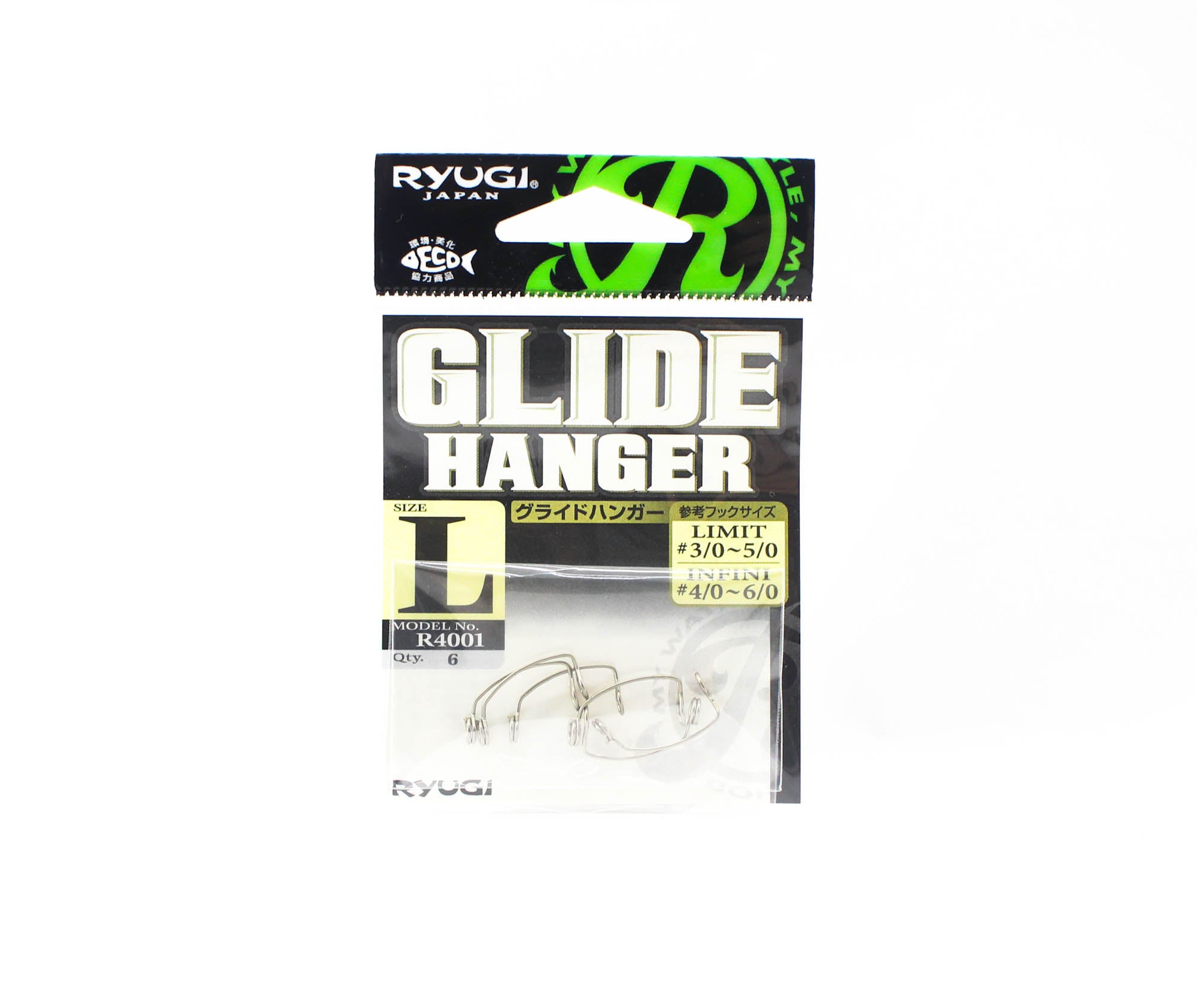 Ryugi R4001 Glide Hanger Snap Size L Max Hook Size 5/0 (9662)