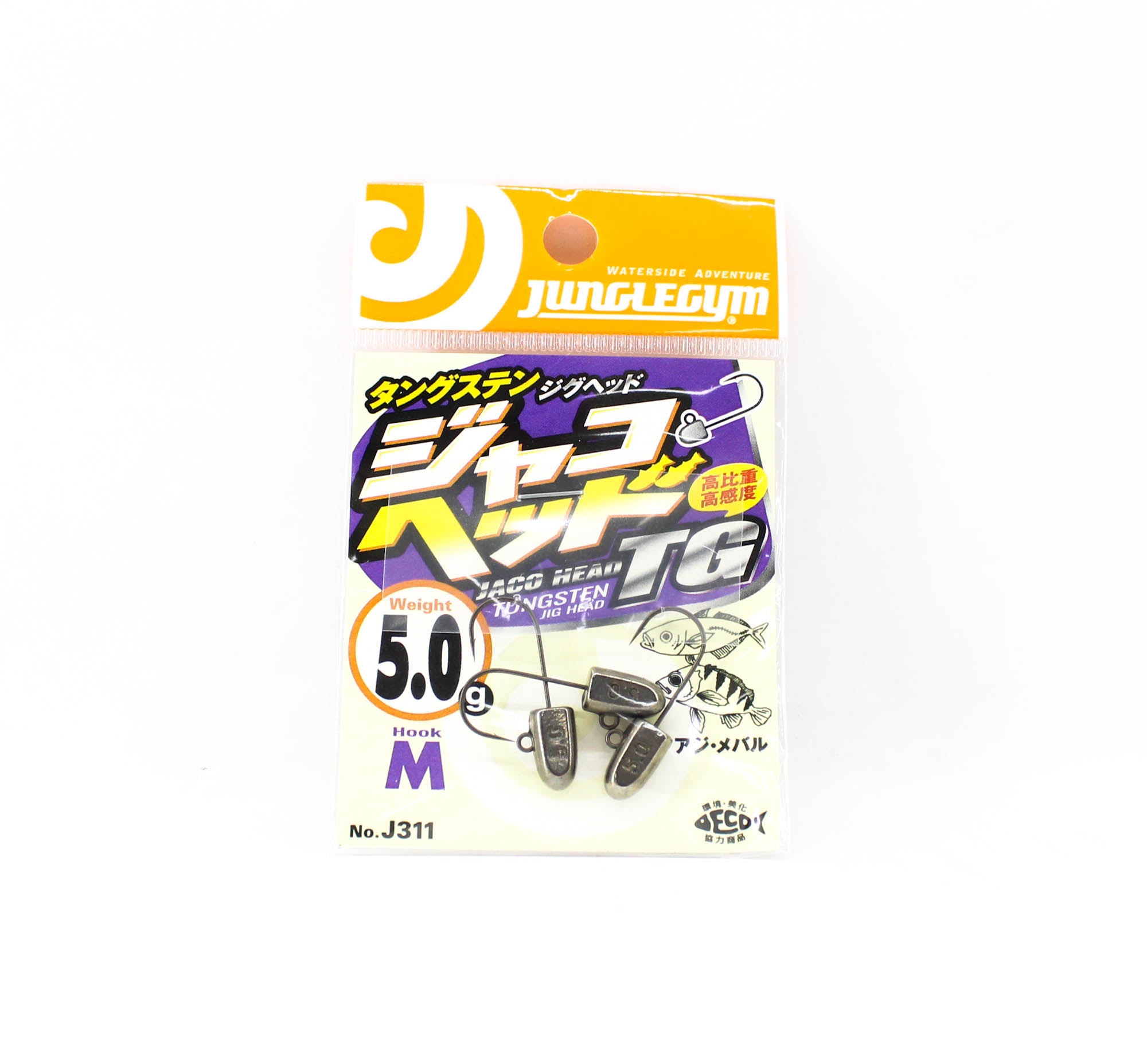 Jungle Gym J310 Jig Head Tg Tungsten Micro 5.0 grams Hook Size 6 (9907)