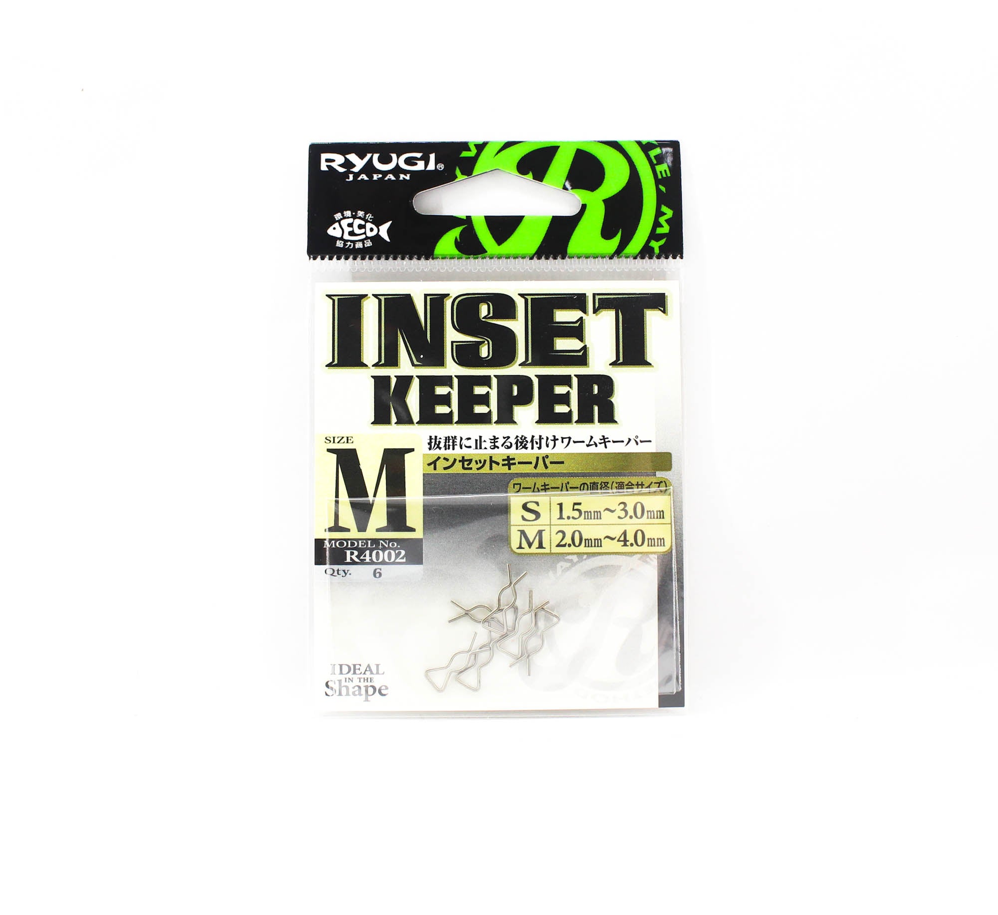 Ryugi Insert Keeper for Jighead Soft Lures Size M (9976)