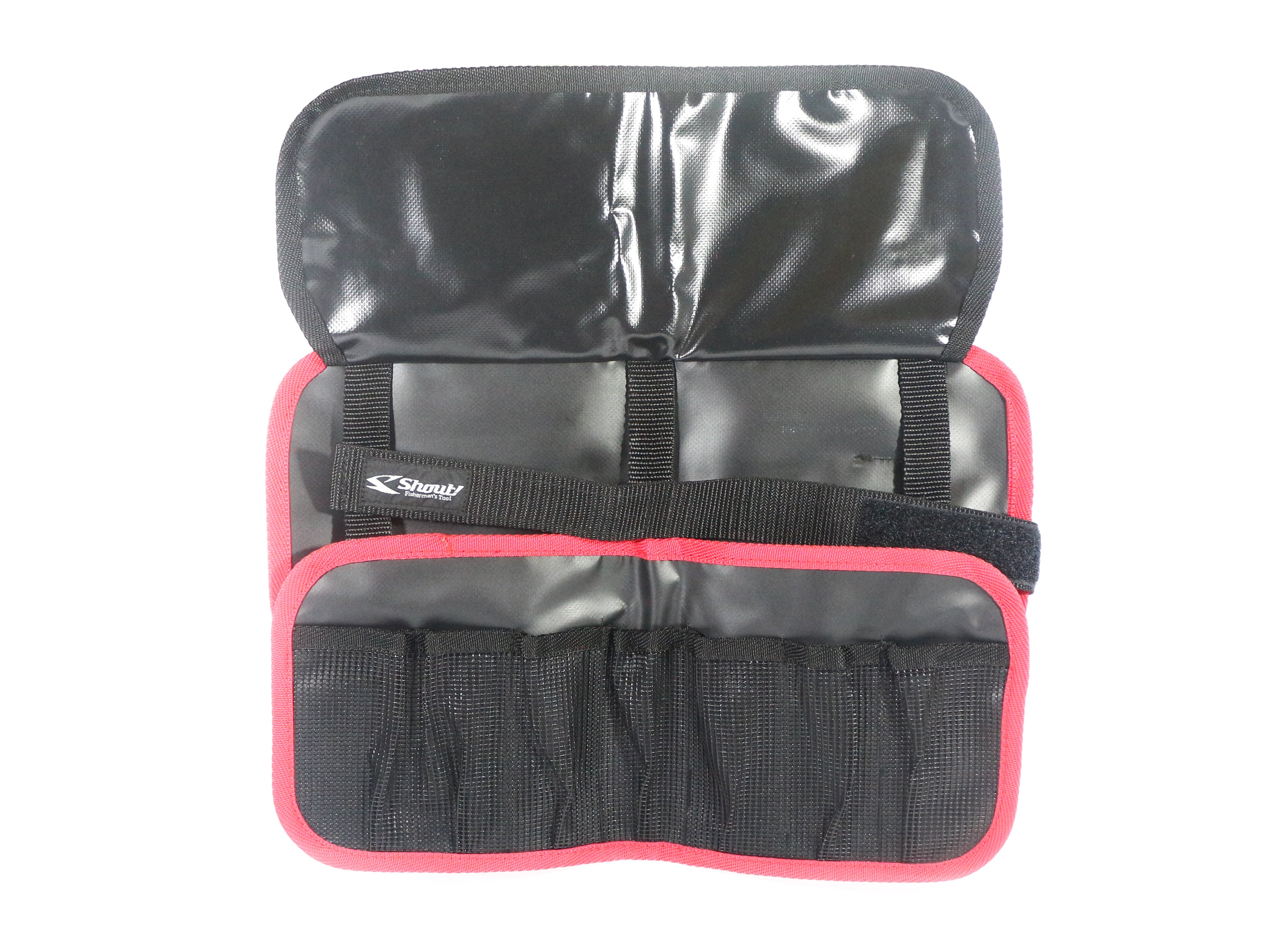 Shout 543-AM Adjustable Jig Roll Bag Size M up to 22cm Jigs Red (0215)