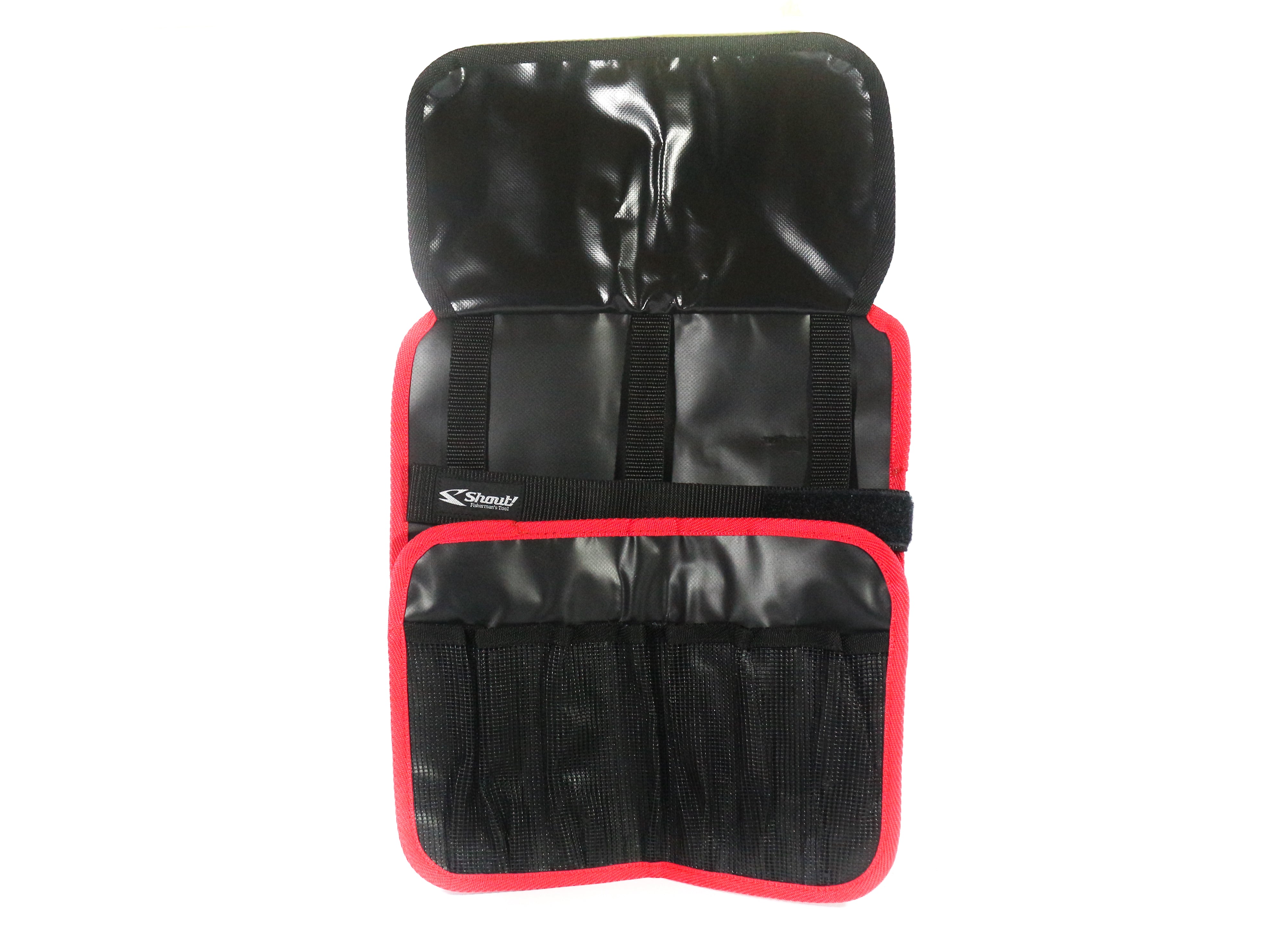 Shout 546-AL Adjustable Jig Roll Bag Size L for up to 28cm Jigs Red (0246)