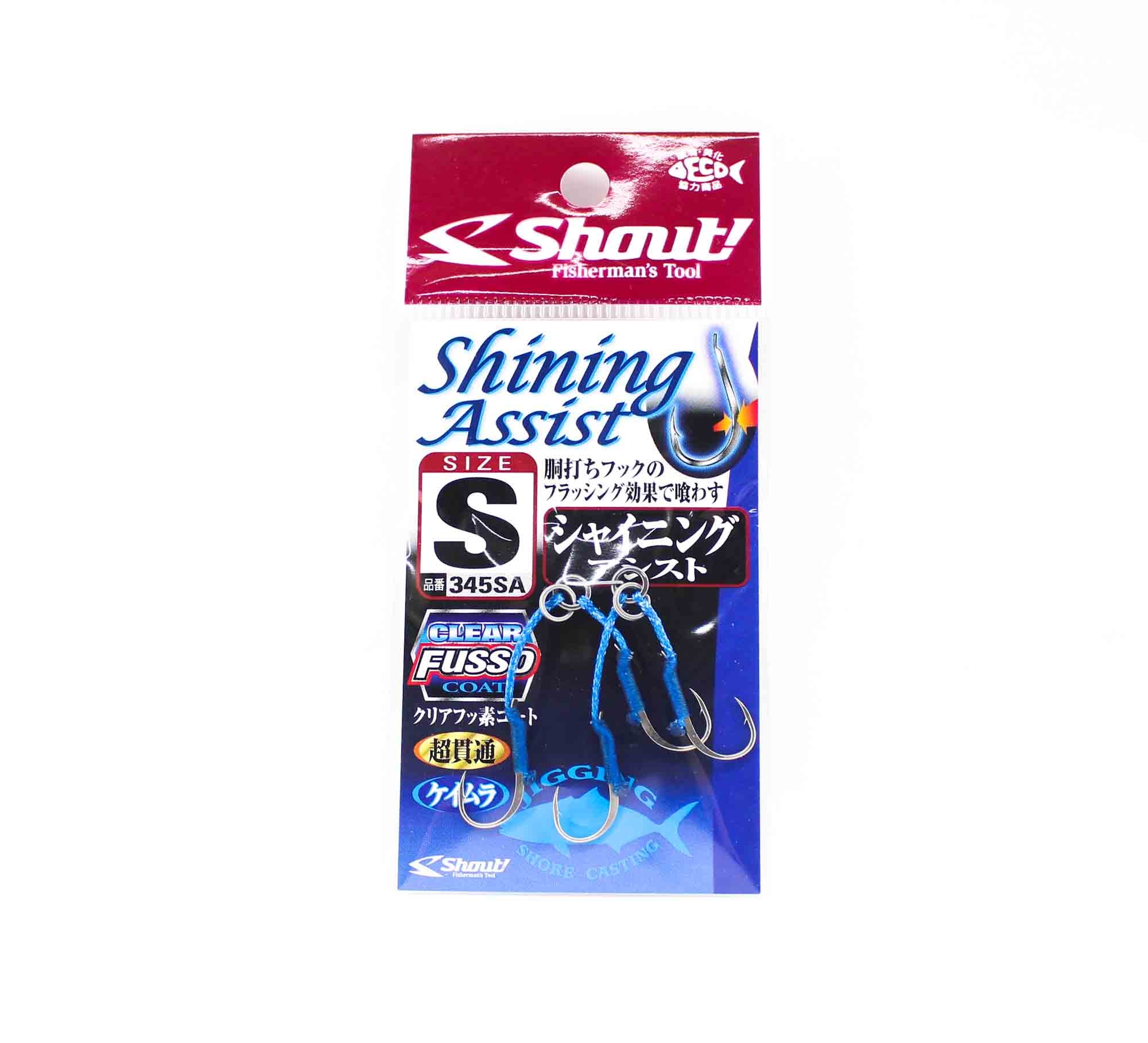 Shout 345-SA Shining Assist Jigging Single Hook Size S (5524)