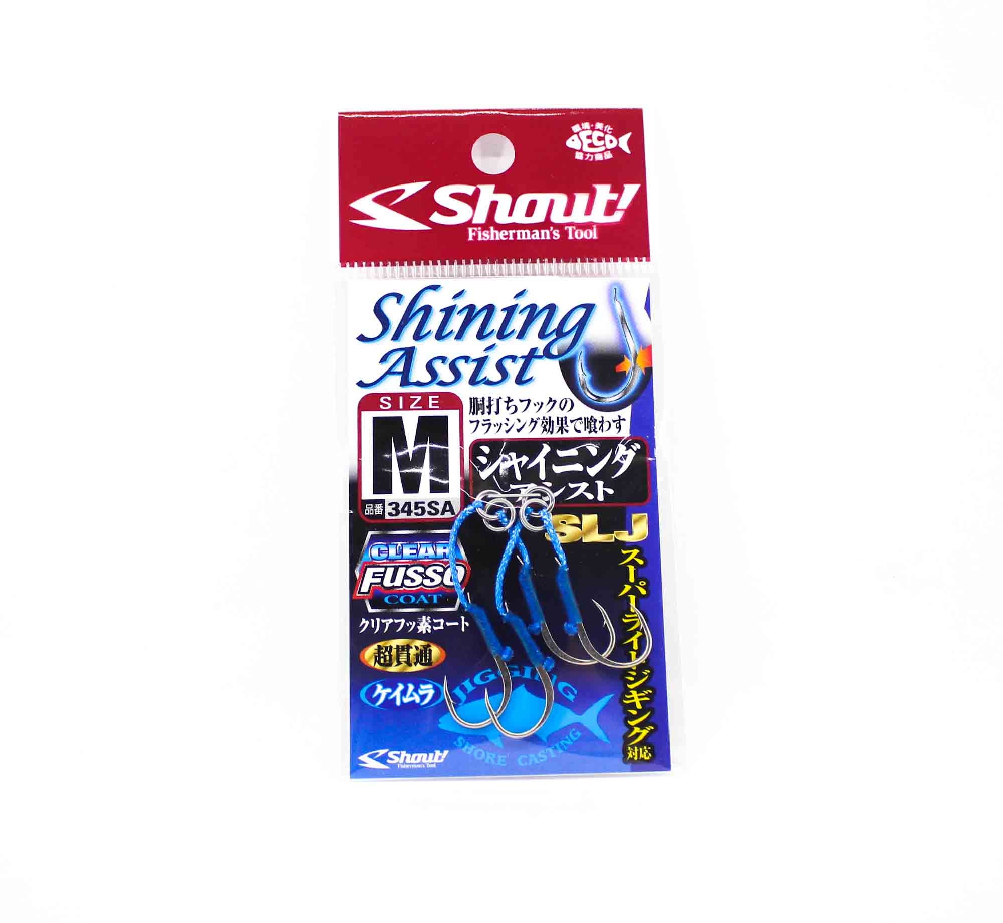 Shout 345-SA Shining Assist Jigging Single Hook Size M (5531)