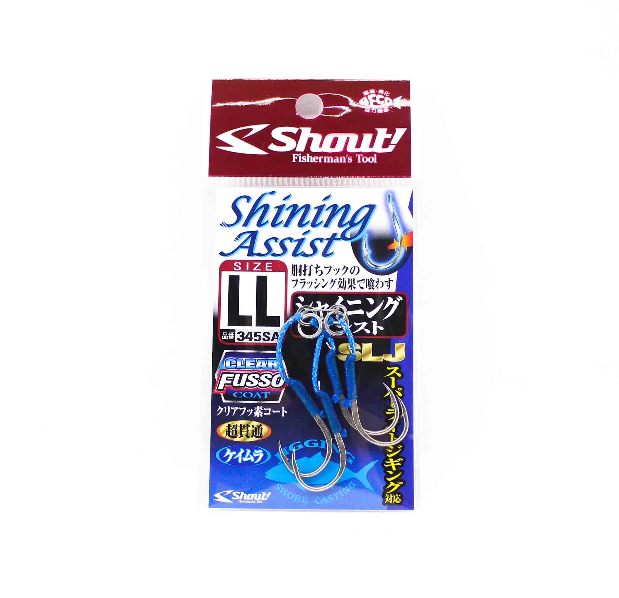 Shout 345-SA Shining Assist Jigging Single Hook Size LL (5555)