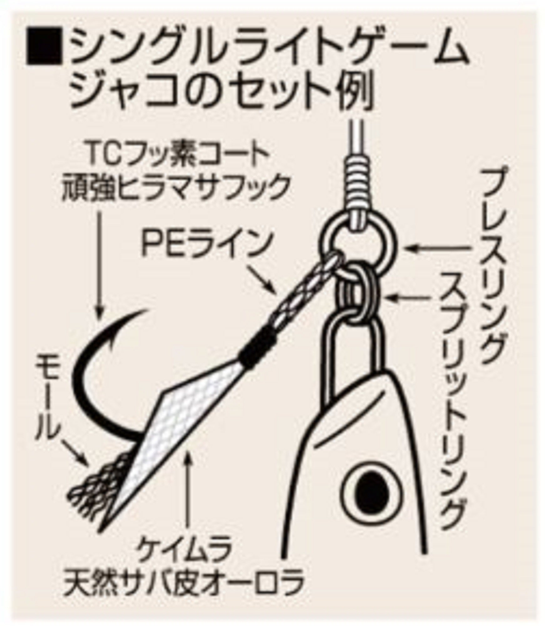 Shout 360-SL Light Game Jaco Assist Hook Size LL (9744)