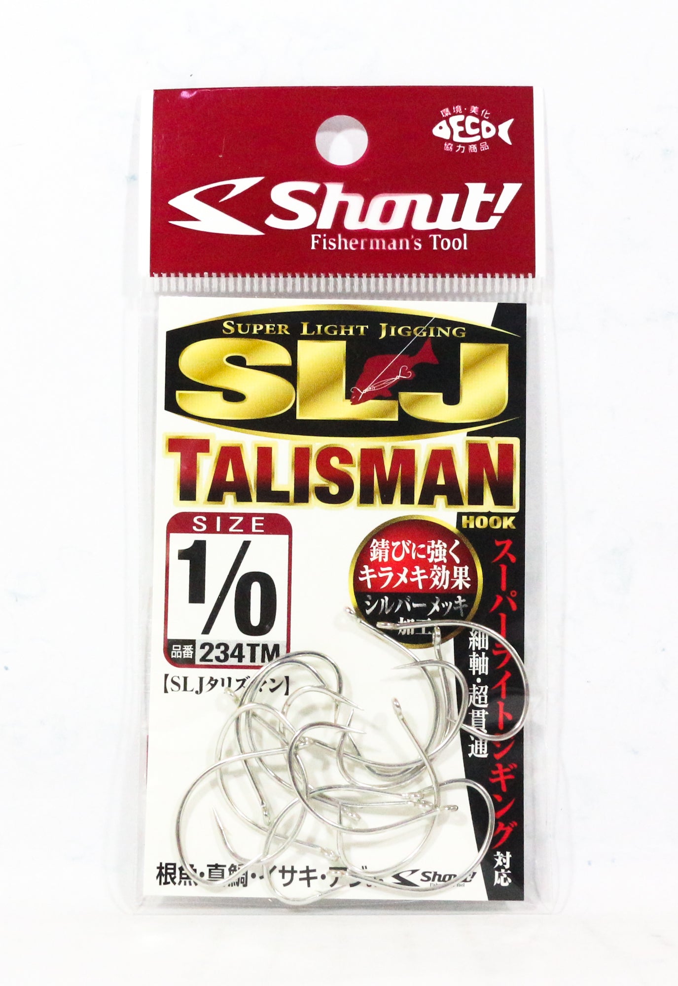 Shout 234-TM SLJ Talisman Super Light Jigging Hook Size 1/0 (2362)