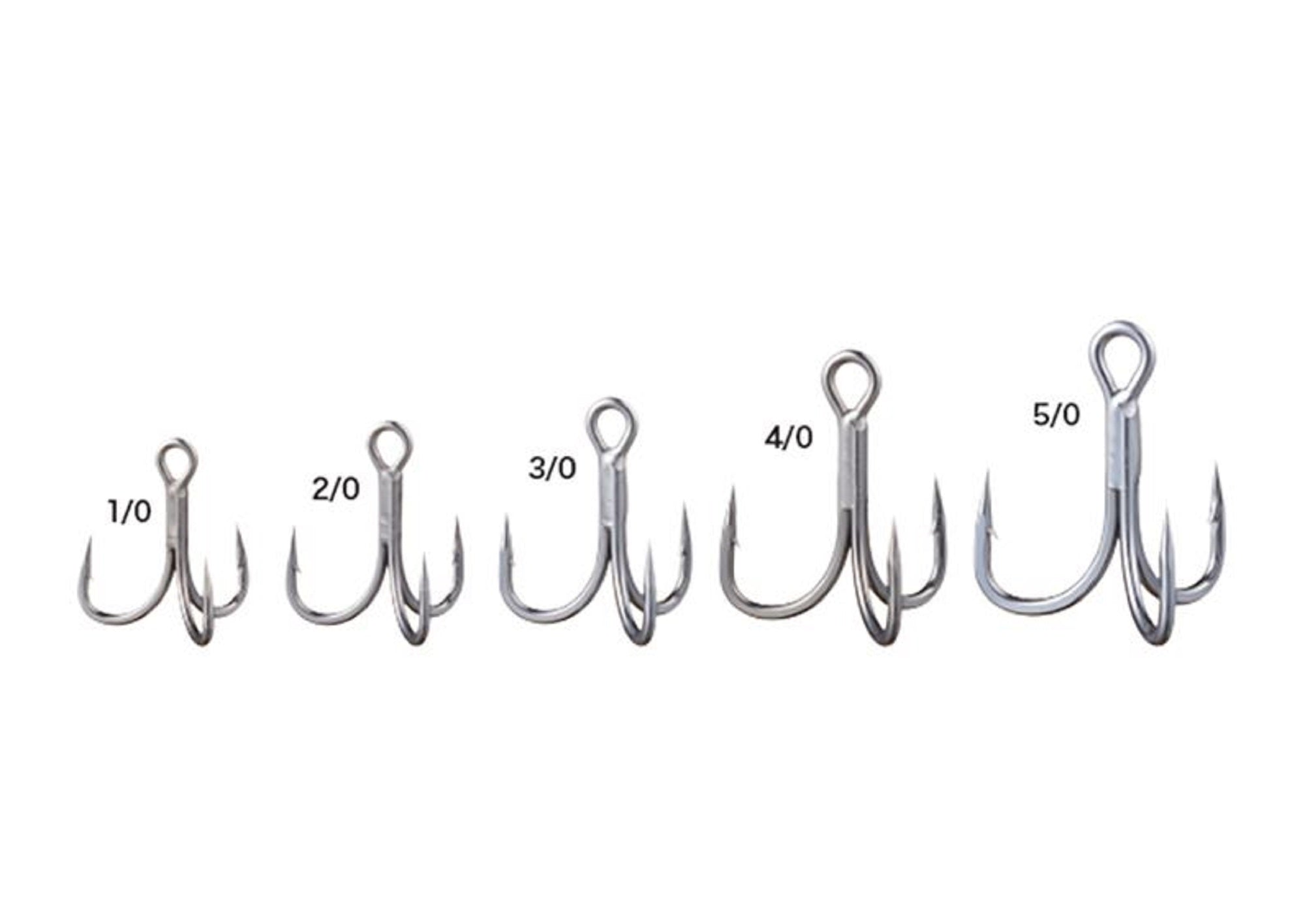 Shout 233-SS Straight Point Treble Hook Size 5/0 (2898)