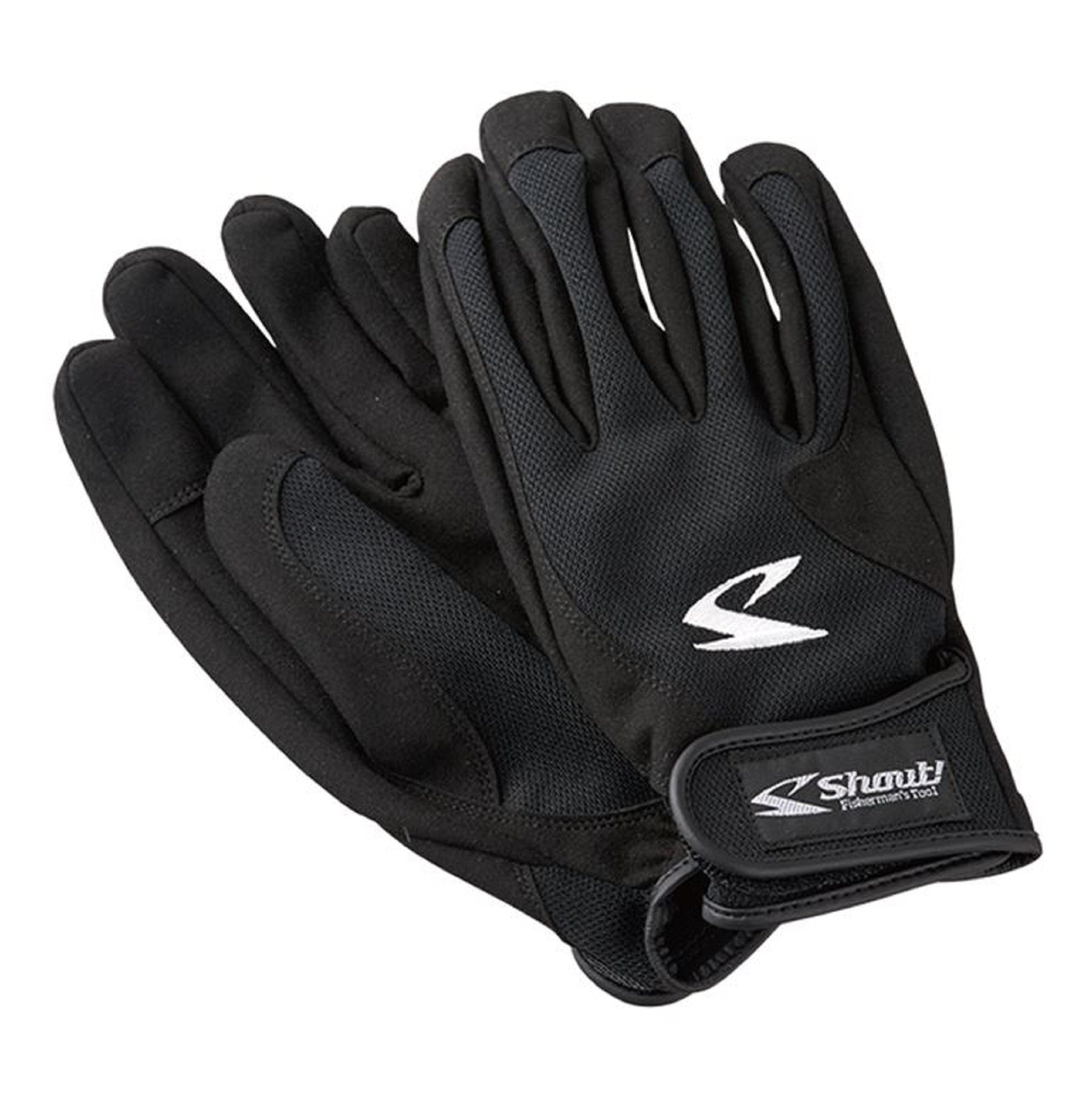 Shout 725-SG Short Mesh Glove Black Size S (0585)