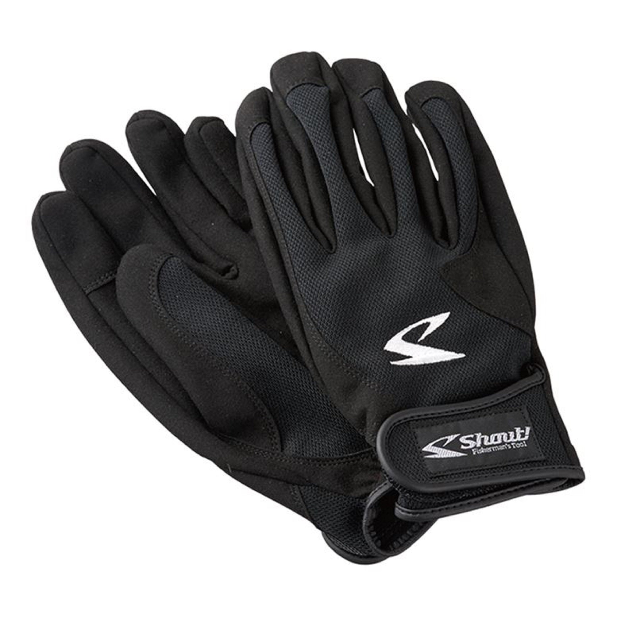 Shout 725-SG Short Mesh Glove Black Size M (0592)