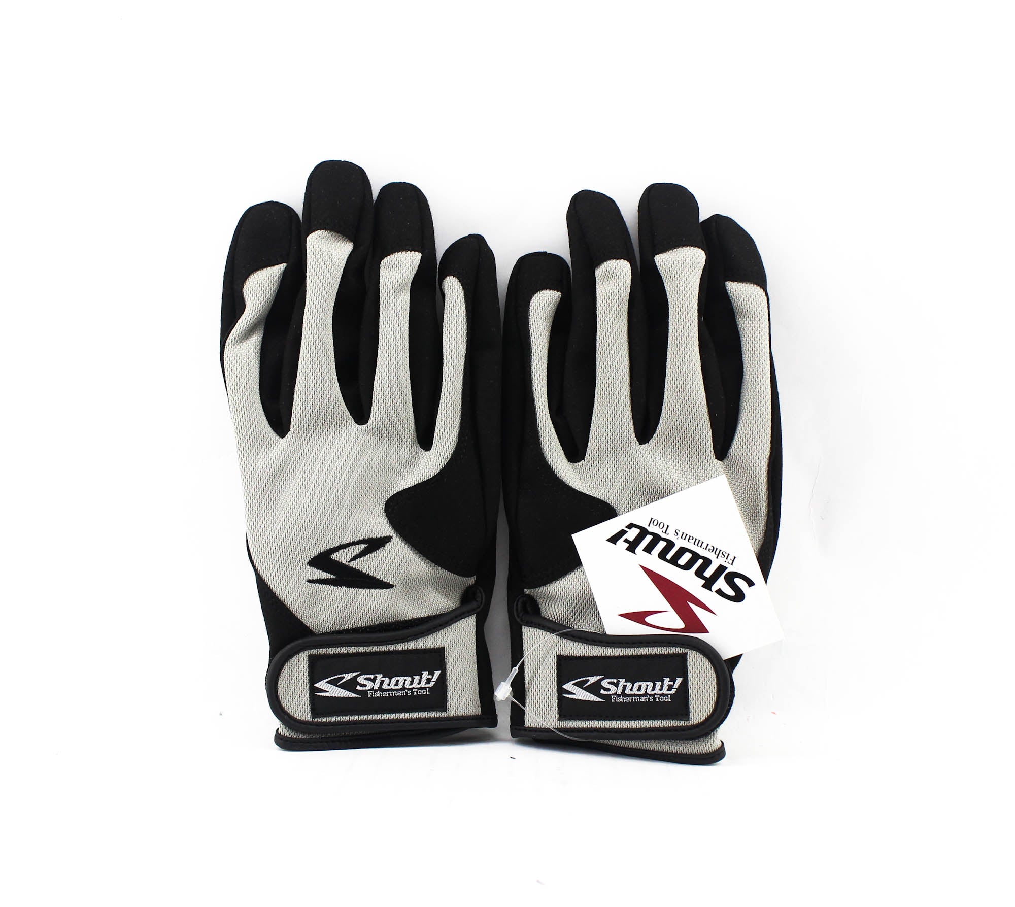 Shout 726-SG Short Mesh Glove Gray Size L (0653)
