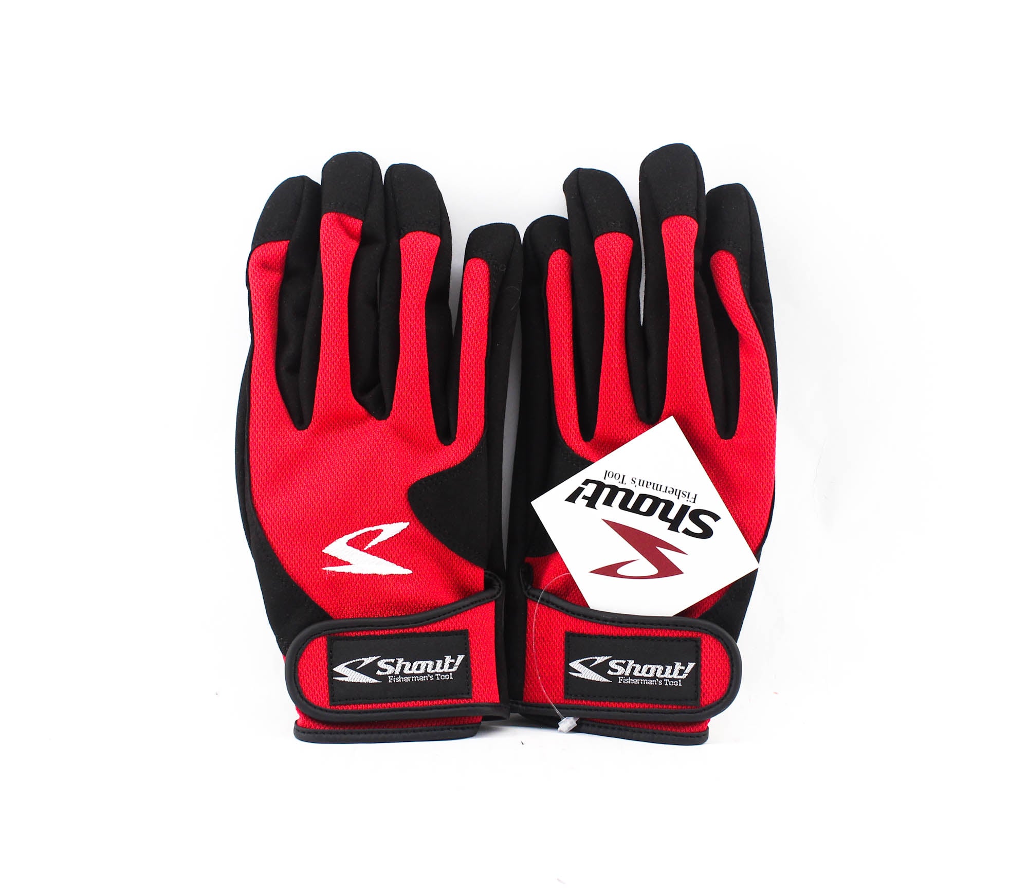 Shout 727-SG Short Mesh Glove Red Size M (0691)