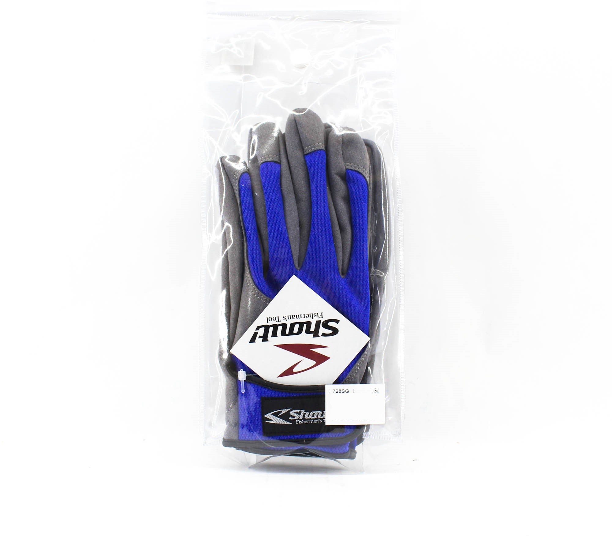 Shout 728-SG Short Mesh Glove Blue Size L (0752)