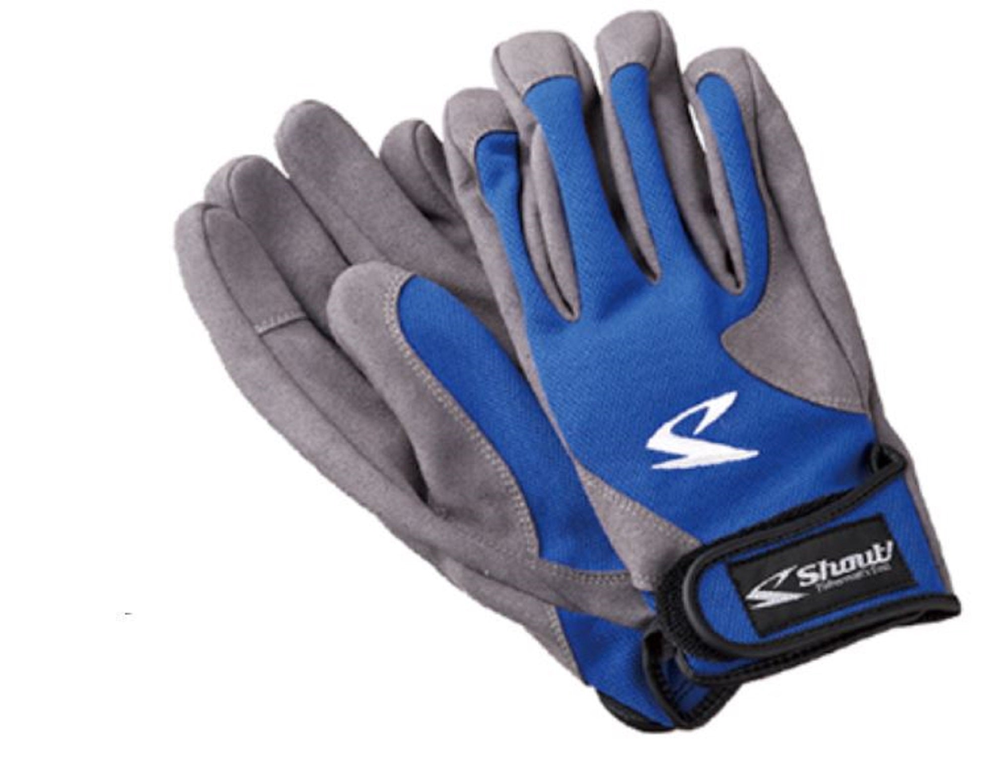 Shout 728-SG Short Mesh Glove Blue Size L (0752)