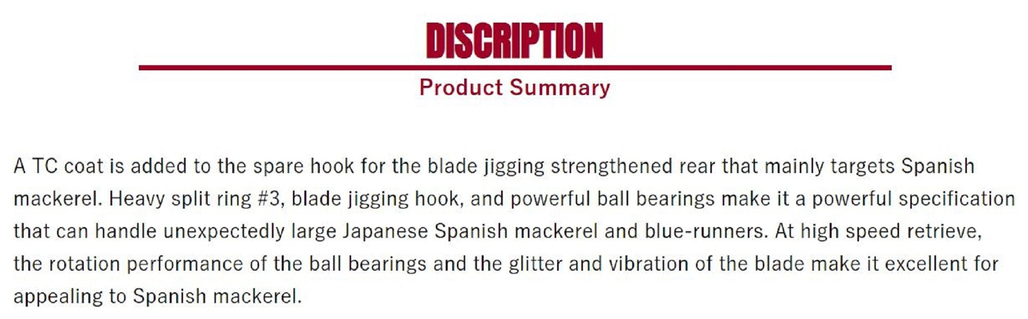 Shout 377-TG TC Powerful BLJ Spare Hook Gold Size S (1803)