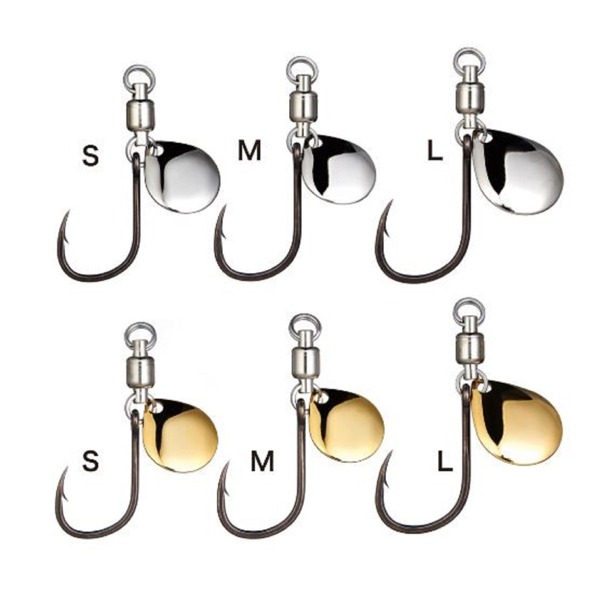 Shout 377-TG TC Powerful BLJ Spare Hook Gold Size L (1827)