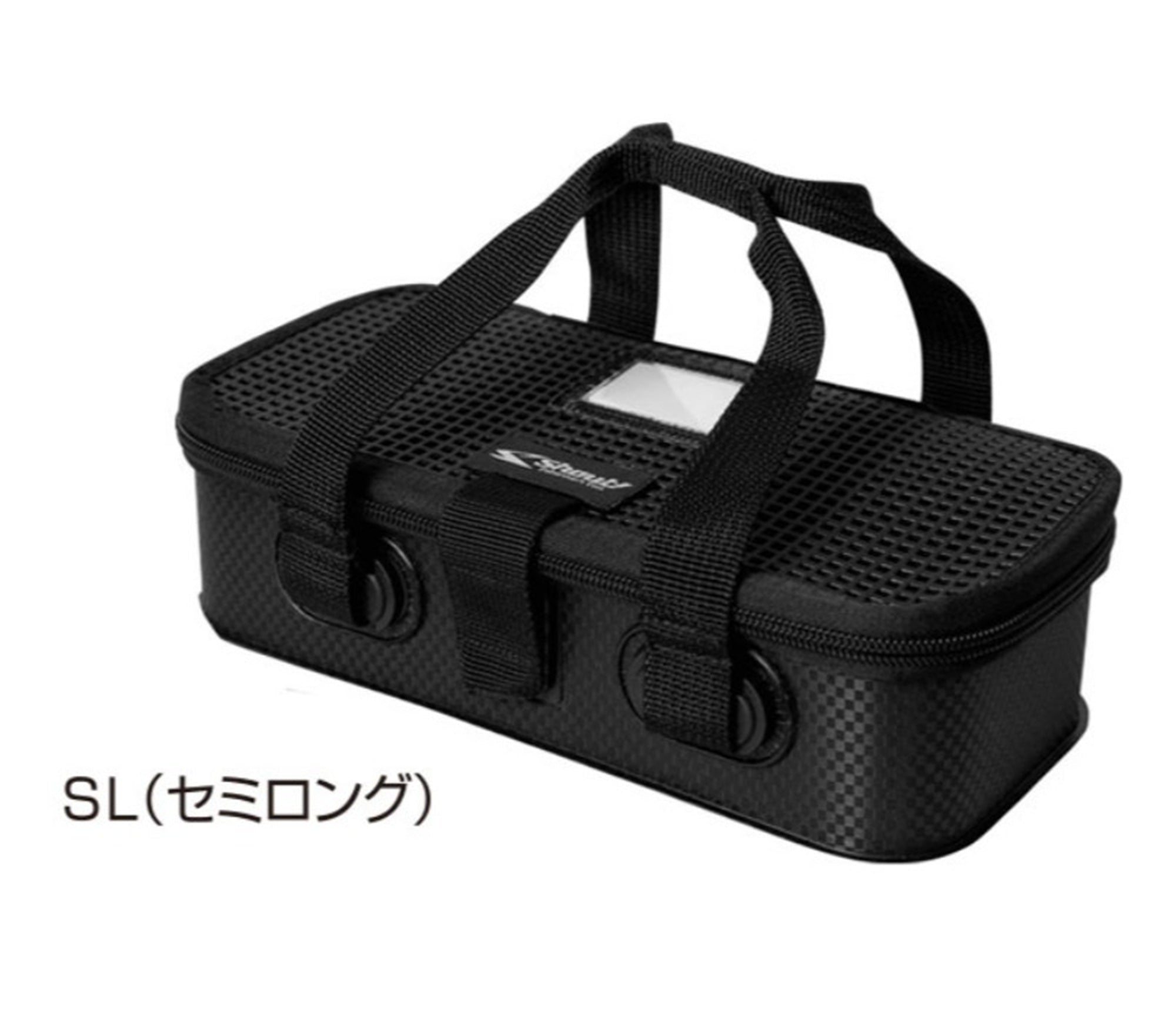Shout 550-MB Bag Mesh Zabutto 7 x 13.5 x 27 cm Size SL Black (5917)