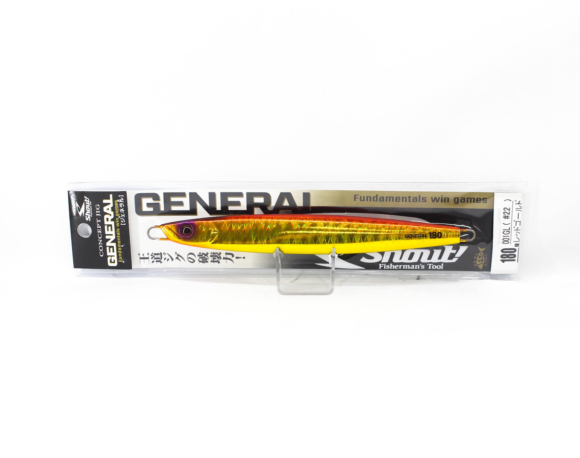 Shout 001GL Metal Jig General 180 grams #22 (8314)
